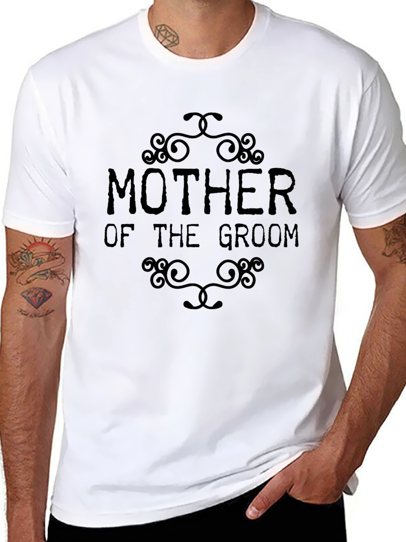 Mother of the Groom Black Graphic Tee