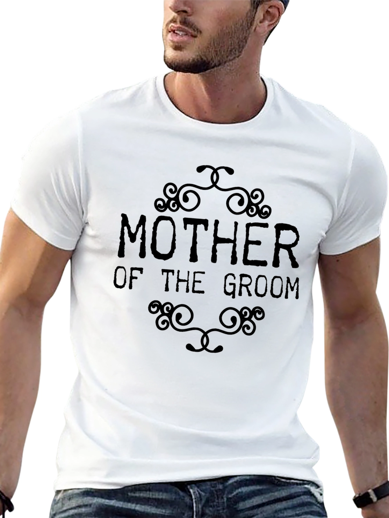 Mother of the Groom Black Graphic Tee