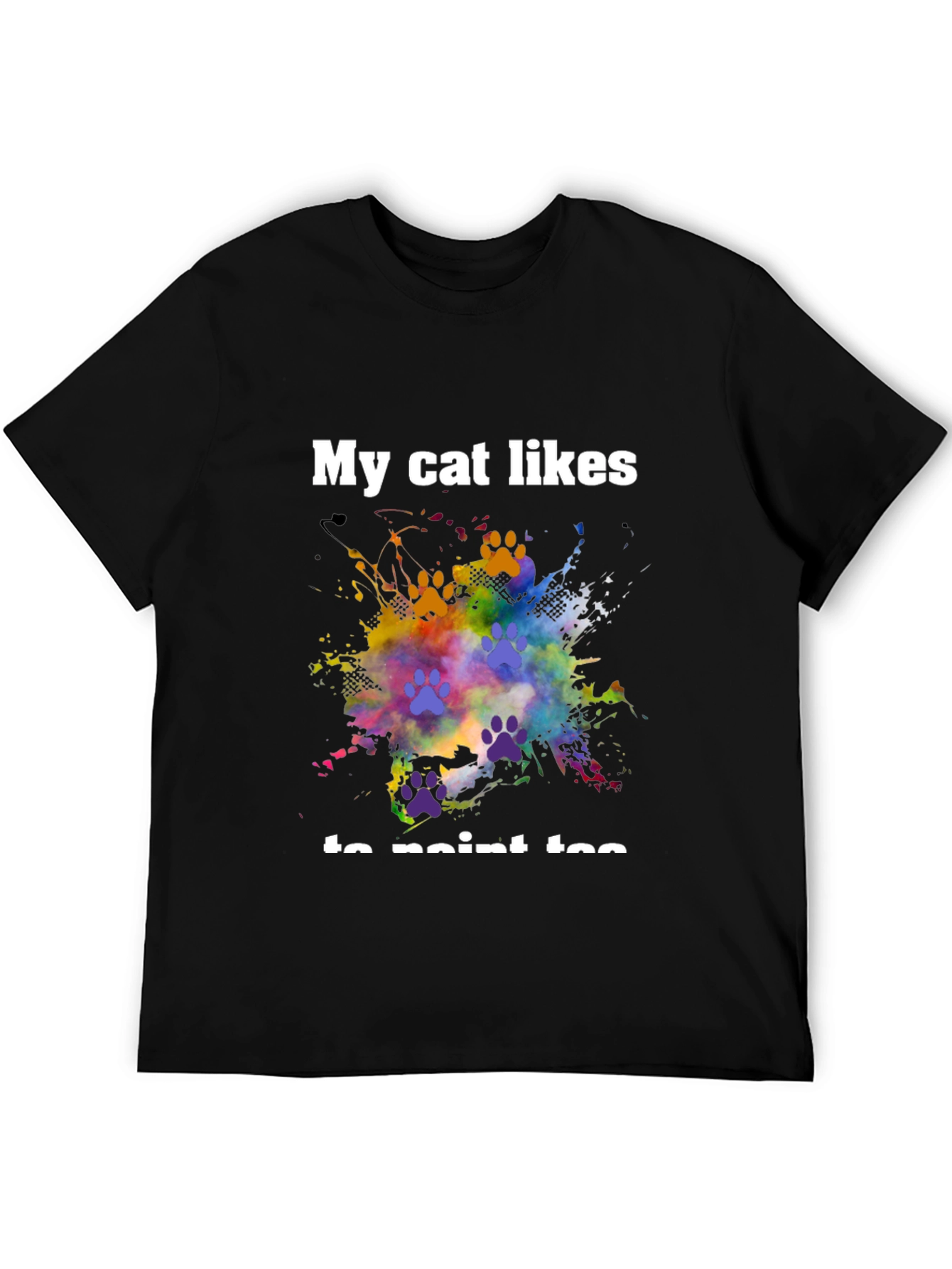 My Cat Likes to Paint Too T-Shirt
