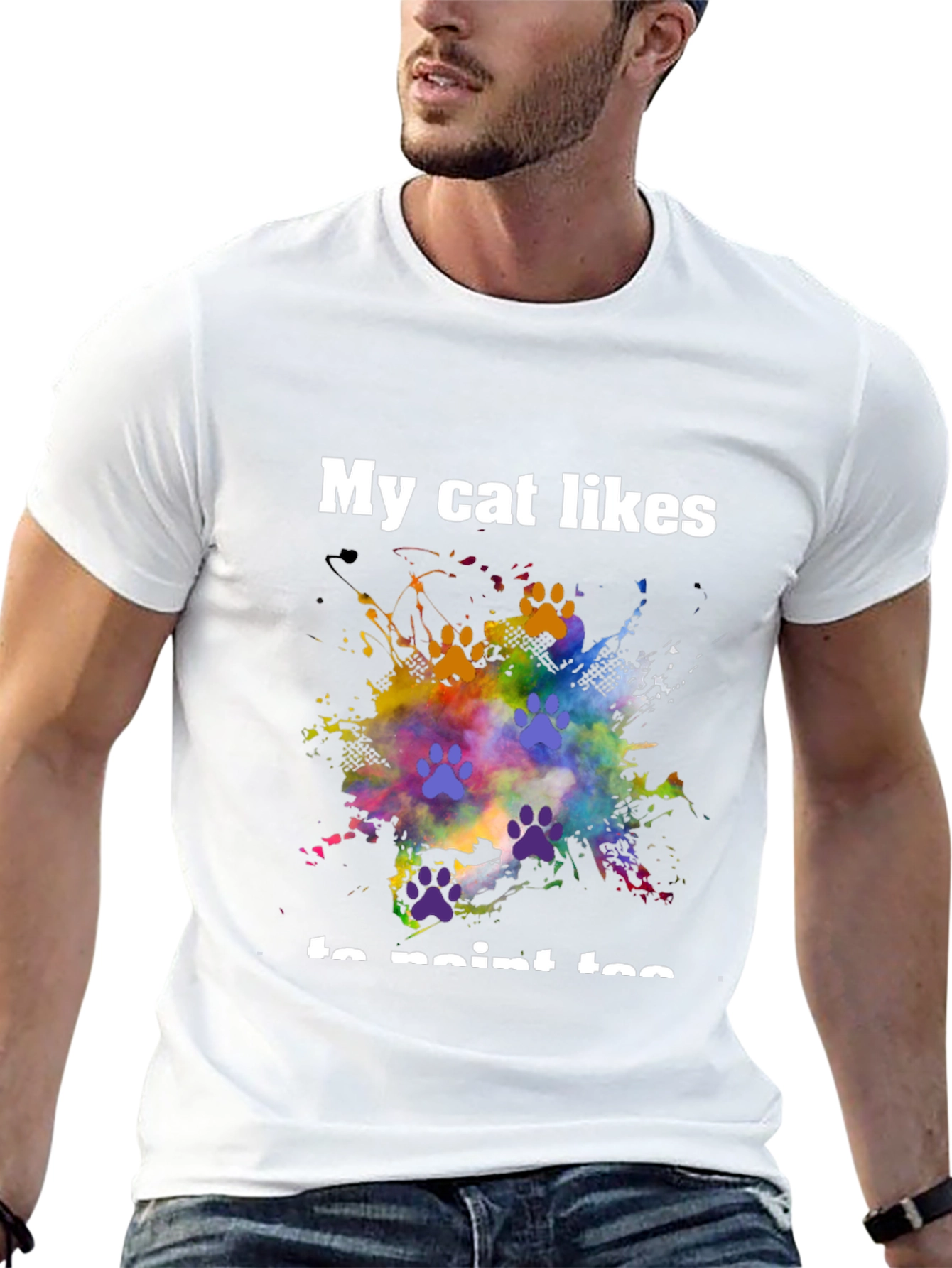My Cat Likes to Paint Too T-Shirt