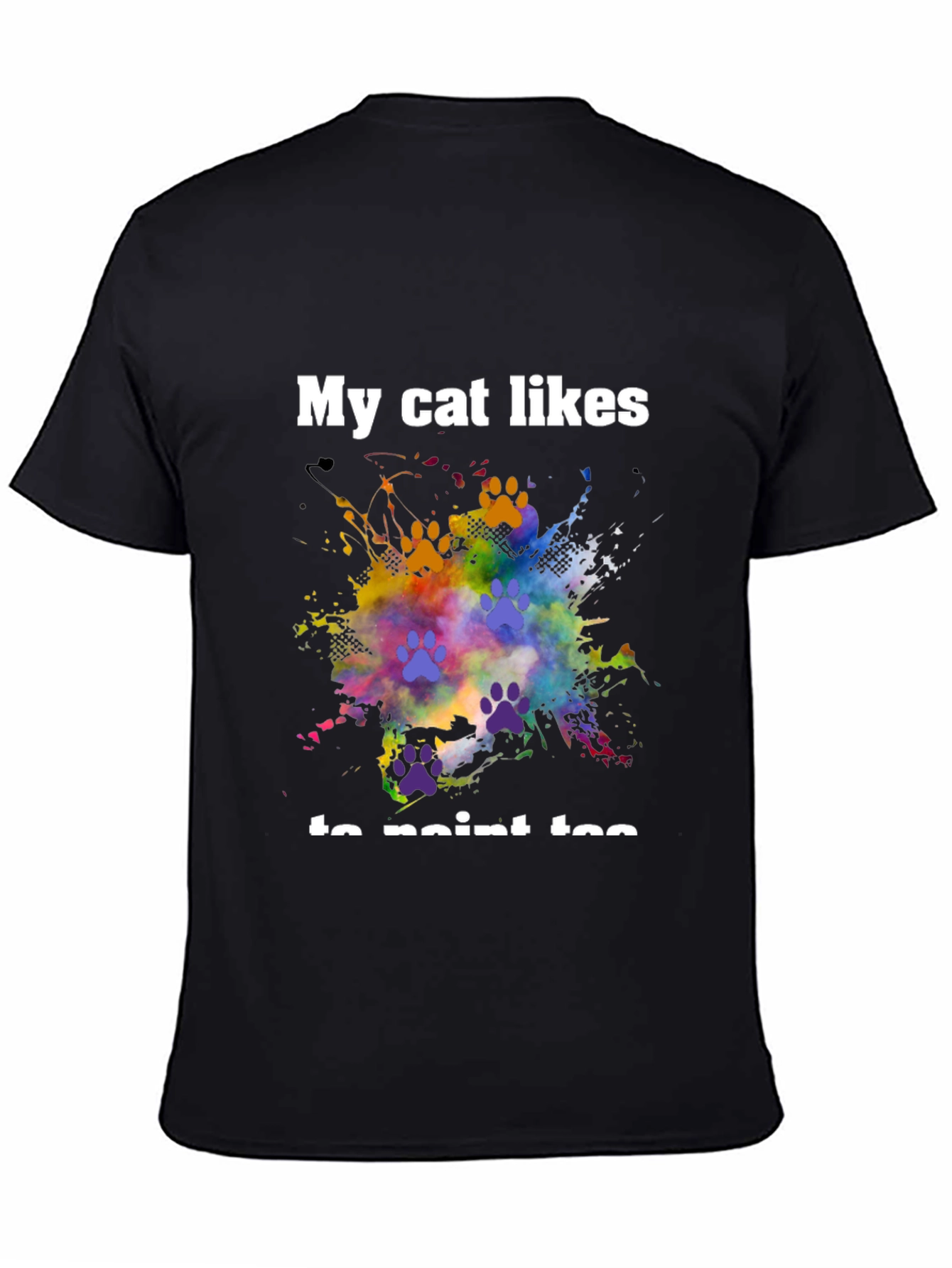 My Cat Likes to Paint Too T-Shirt
