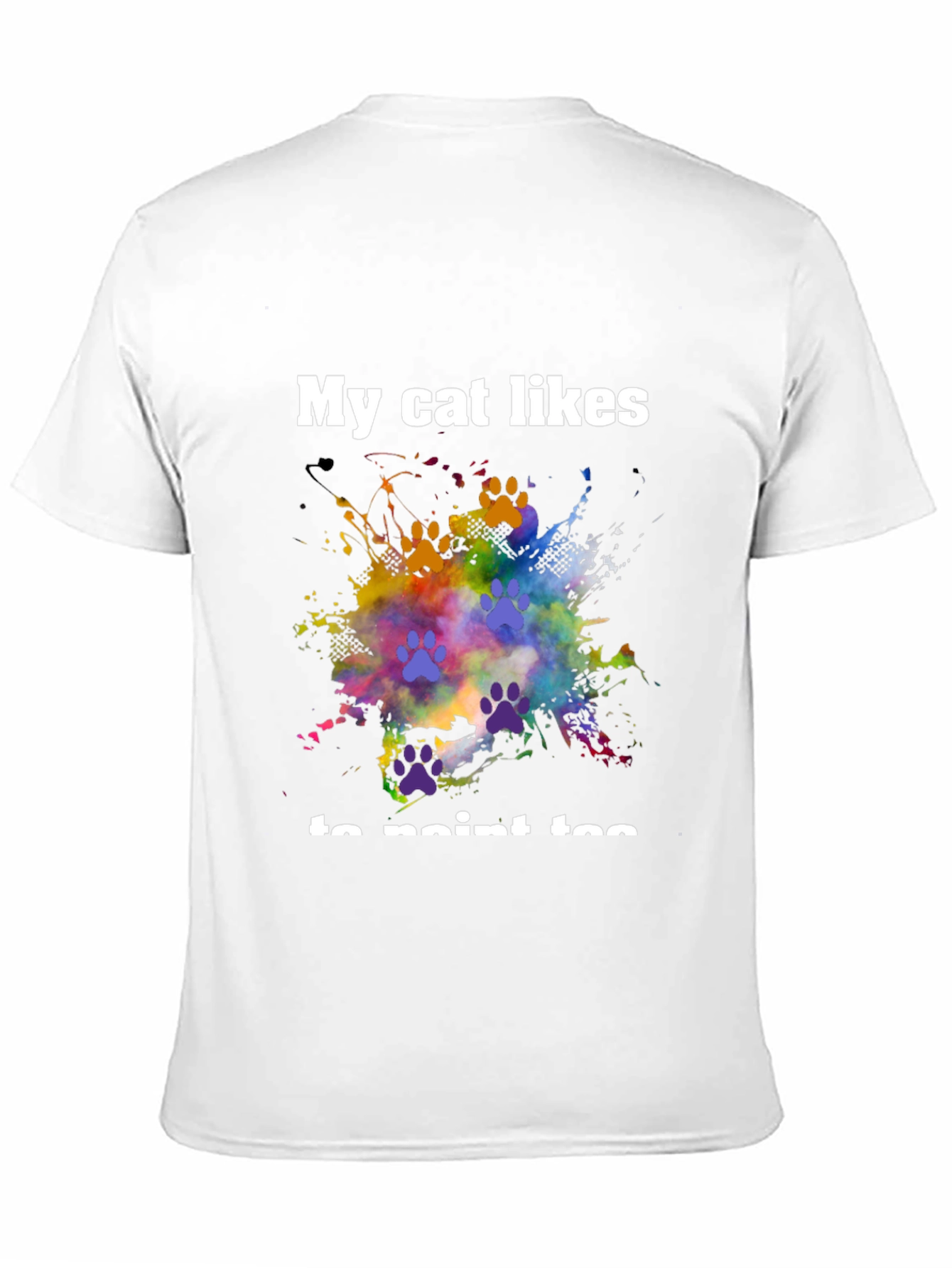 My Cat Likes to Paint Too T-Shirt