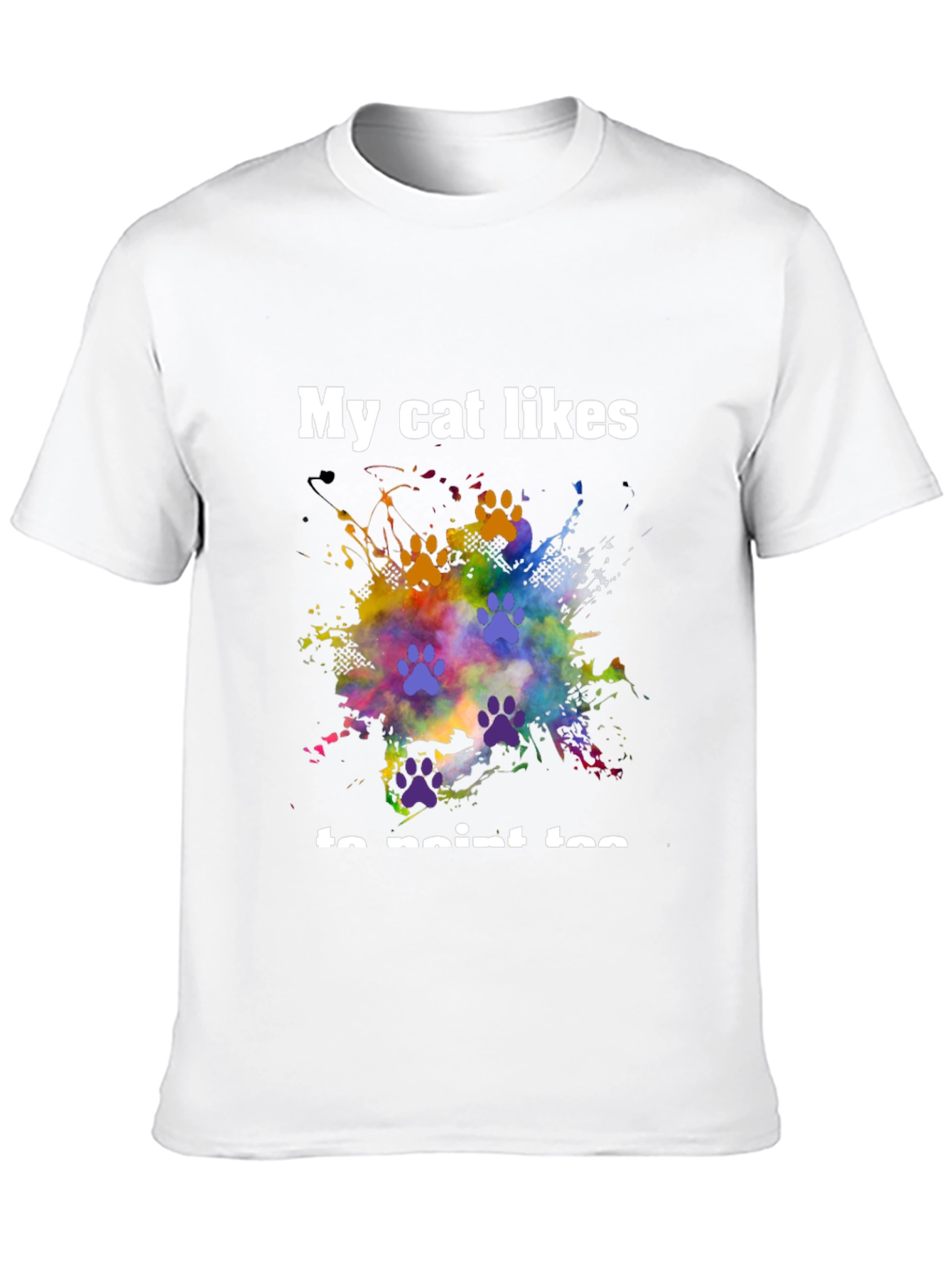 My Cat Likes to Paint Too T-Shirt