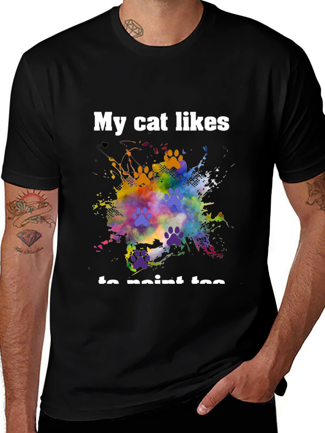 My Cat Likes to Paint Too T-Shirt