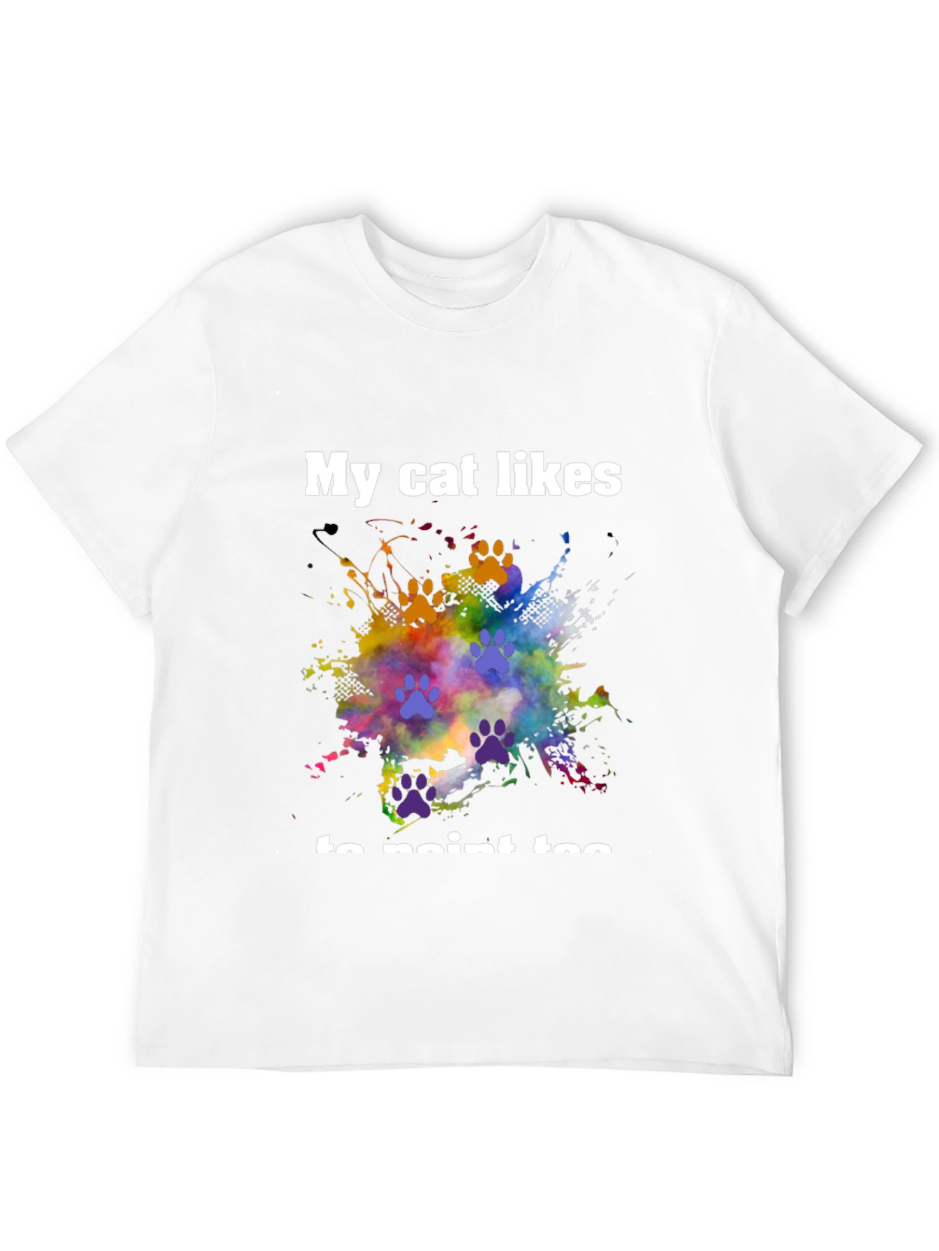 My Cat Likes to Paint Too T-Shirt