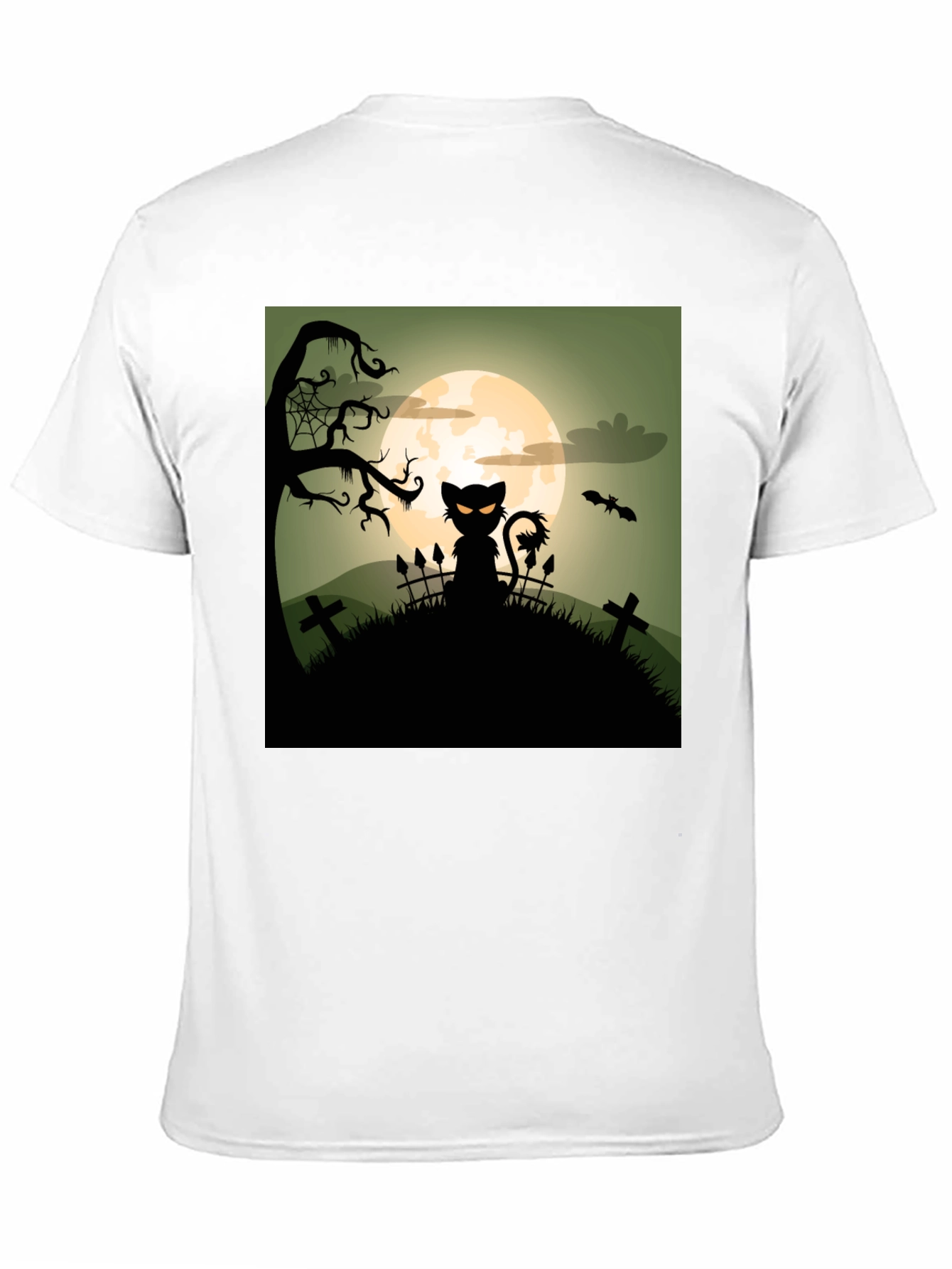 Halloween Cat T-Shirt - Spooky Design