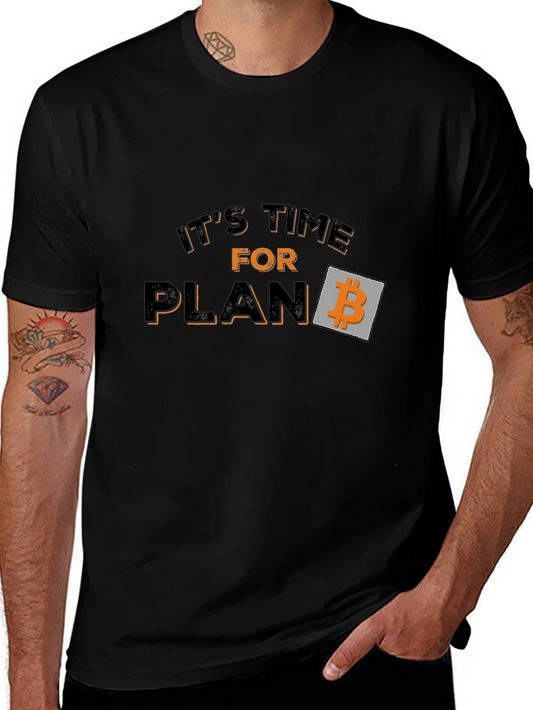 Bitcoin Plan T-Shirt Crypto Investor Tee