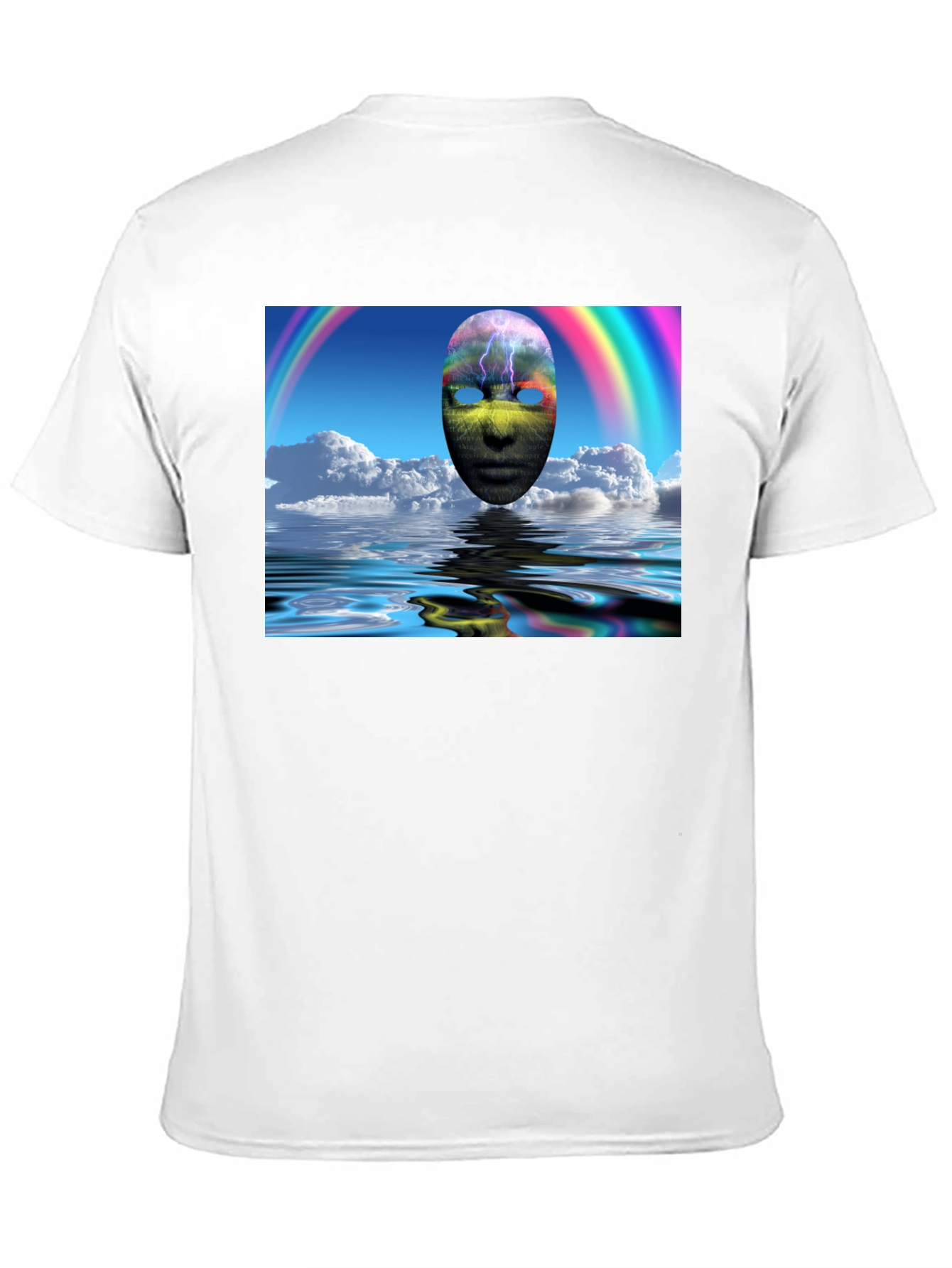 Surreal Mask Rainbow T-Shirt