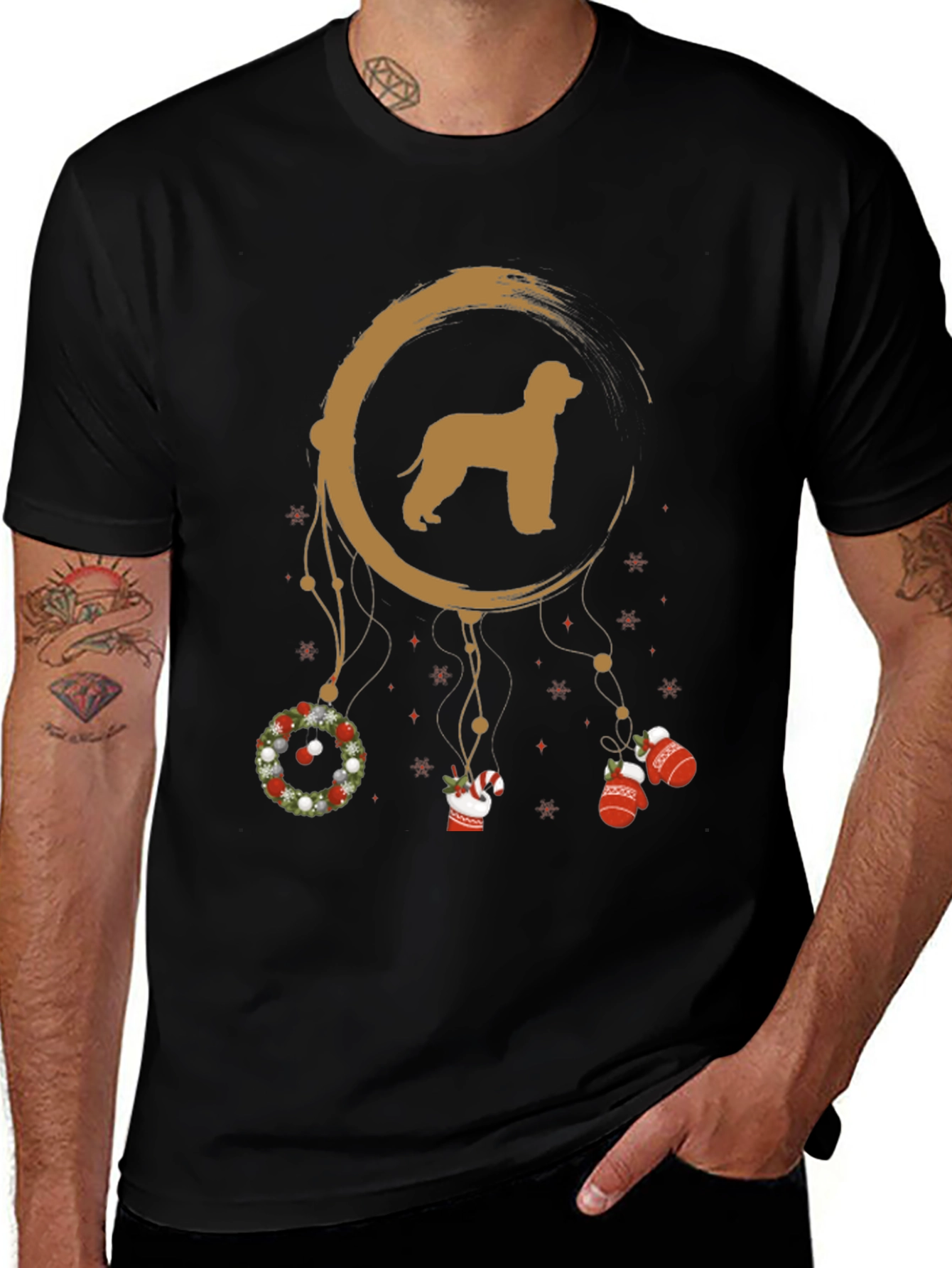 Dog Breed Dreamcatcher Christmas T-Shirt