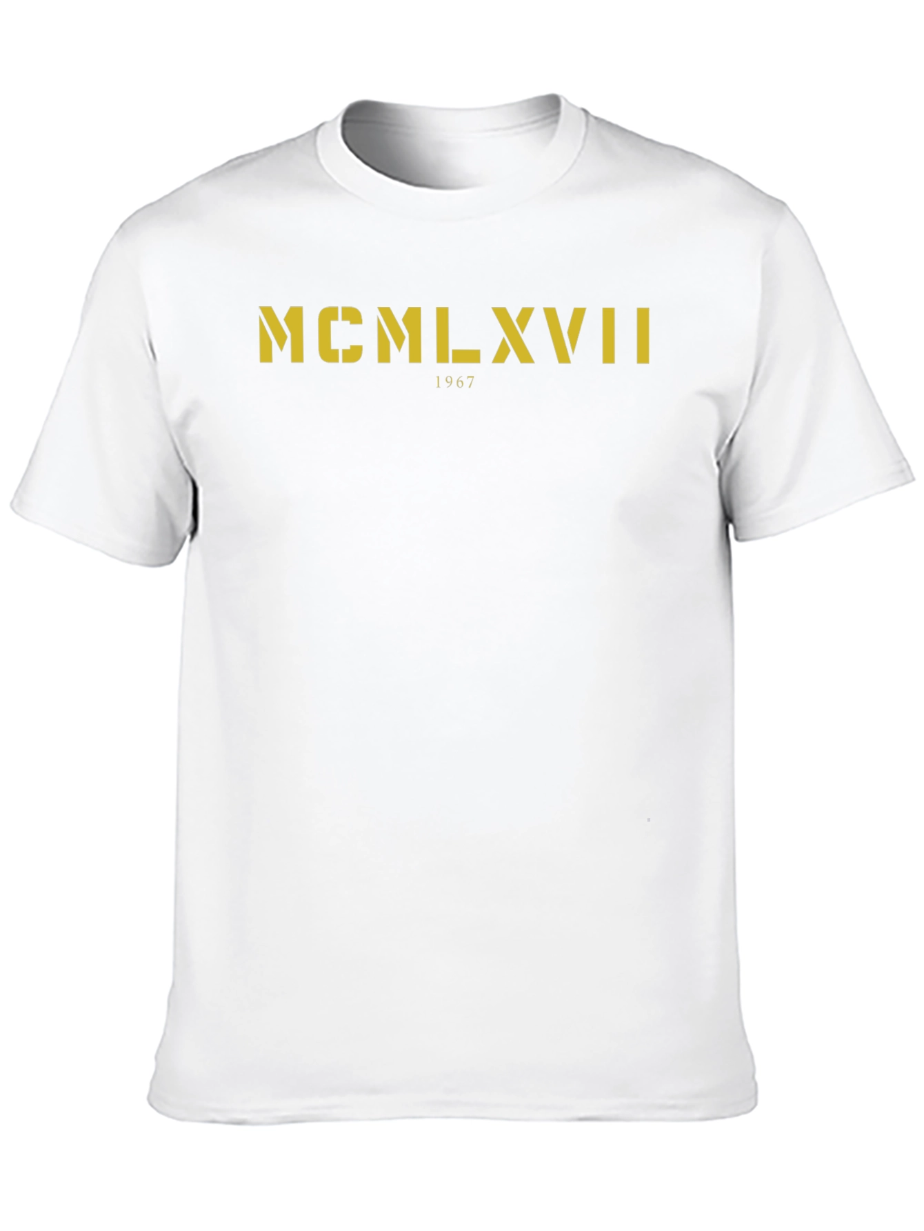 Roman Numeral MCMLXVII 1967 Graphic T-Shirt