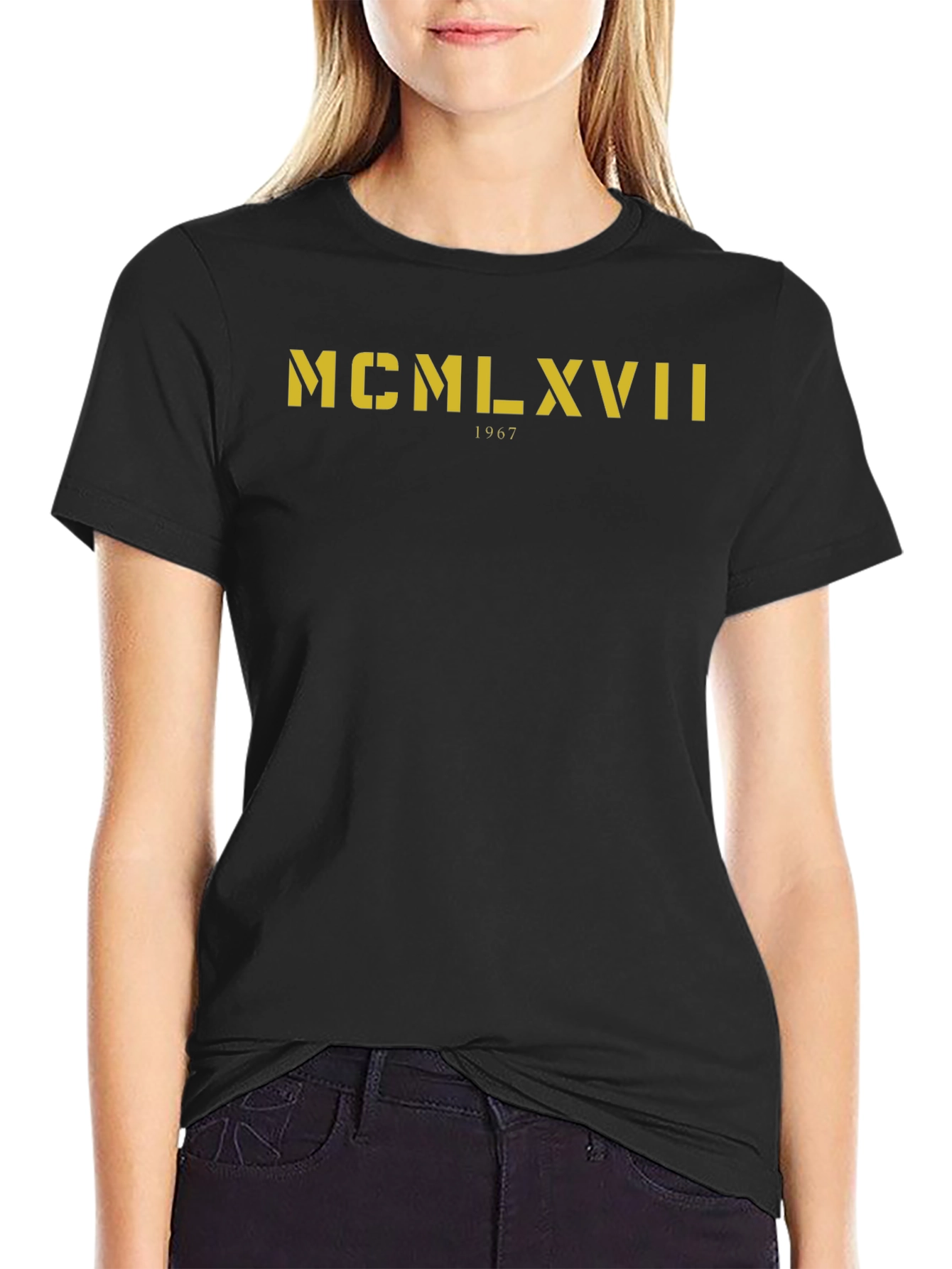 Roman Numeral MCMLXVII 1967 Graphic T-Shirt