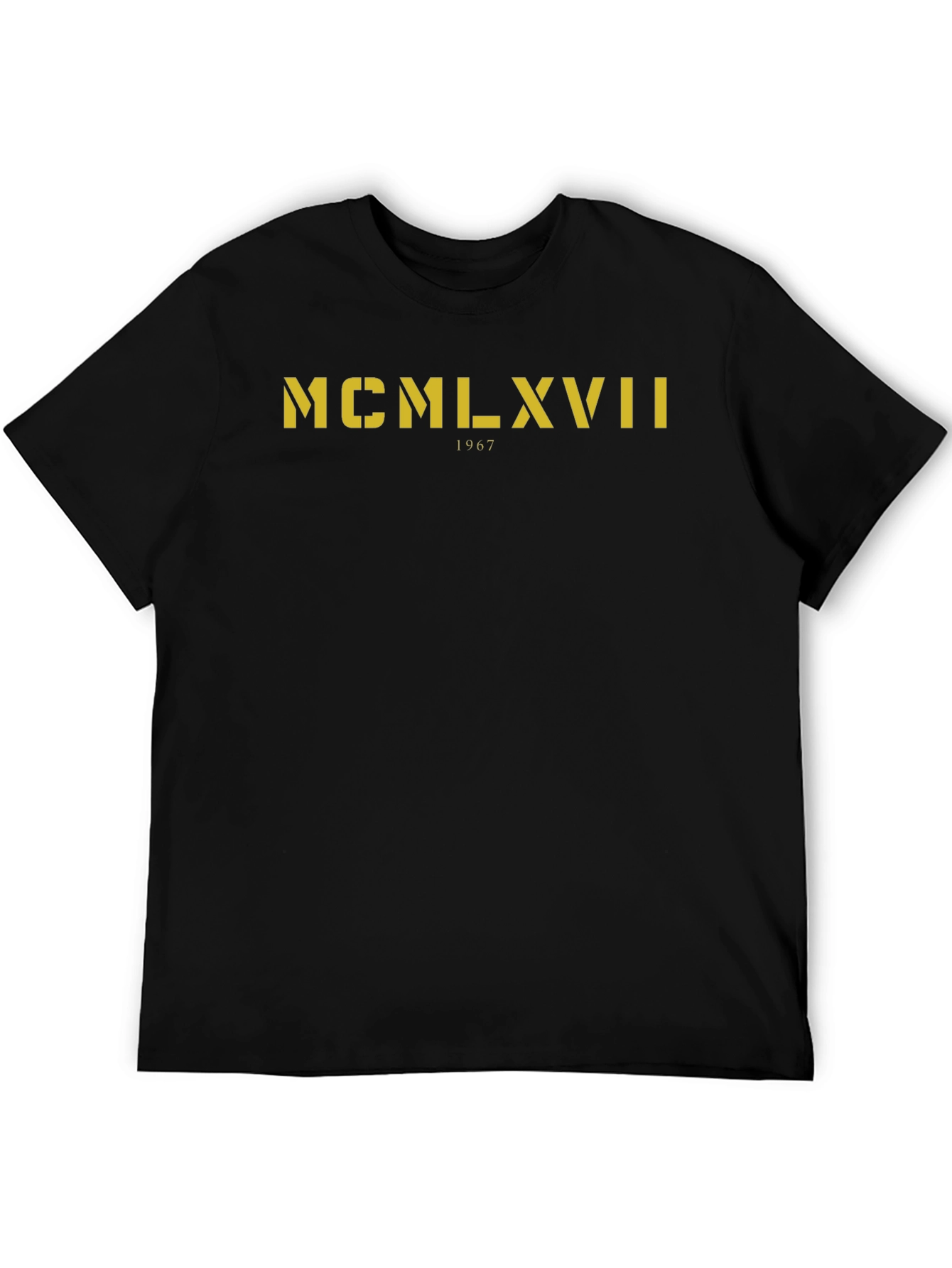 Roman Numeral MCMLXVII 1967 Graphic T-Shirt