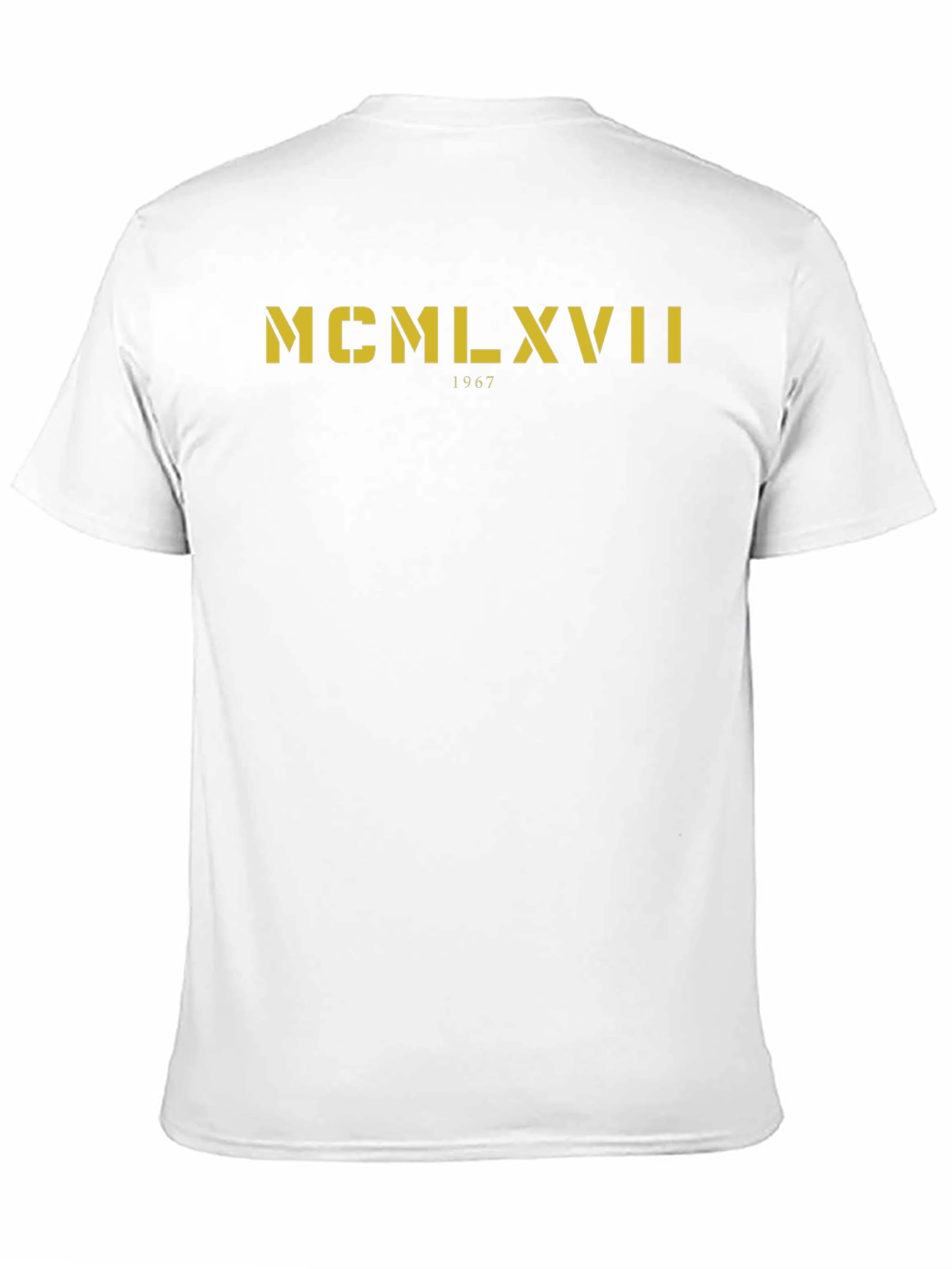 Roman Numeral MCMLXVII 1967 Graphic T-Shirt