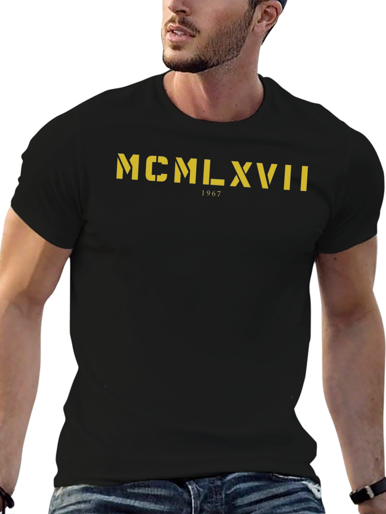 Roman Numeral MCMLXVII 1967 Graphic T-Shirt