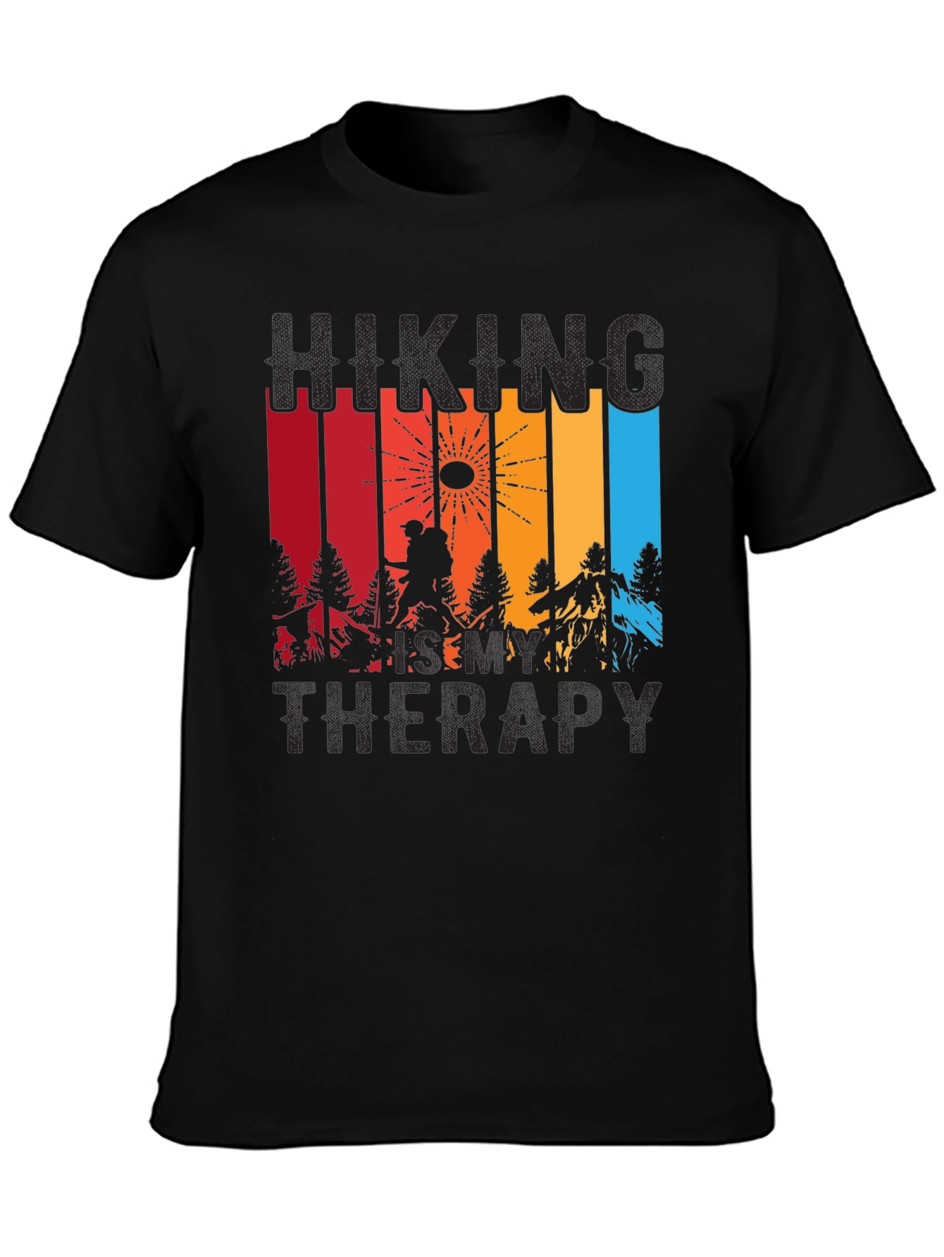 Hiking Is My Therapy Graphic Tee