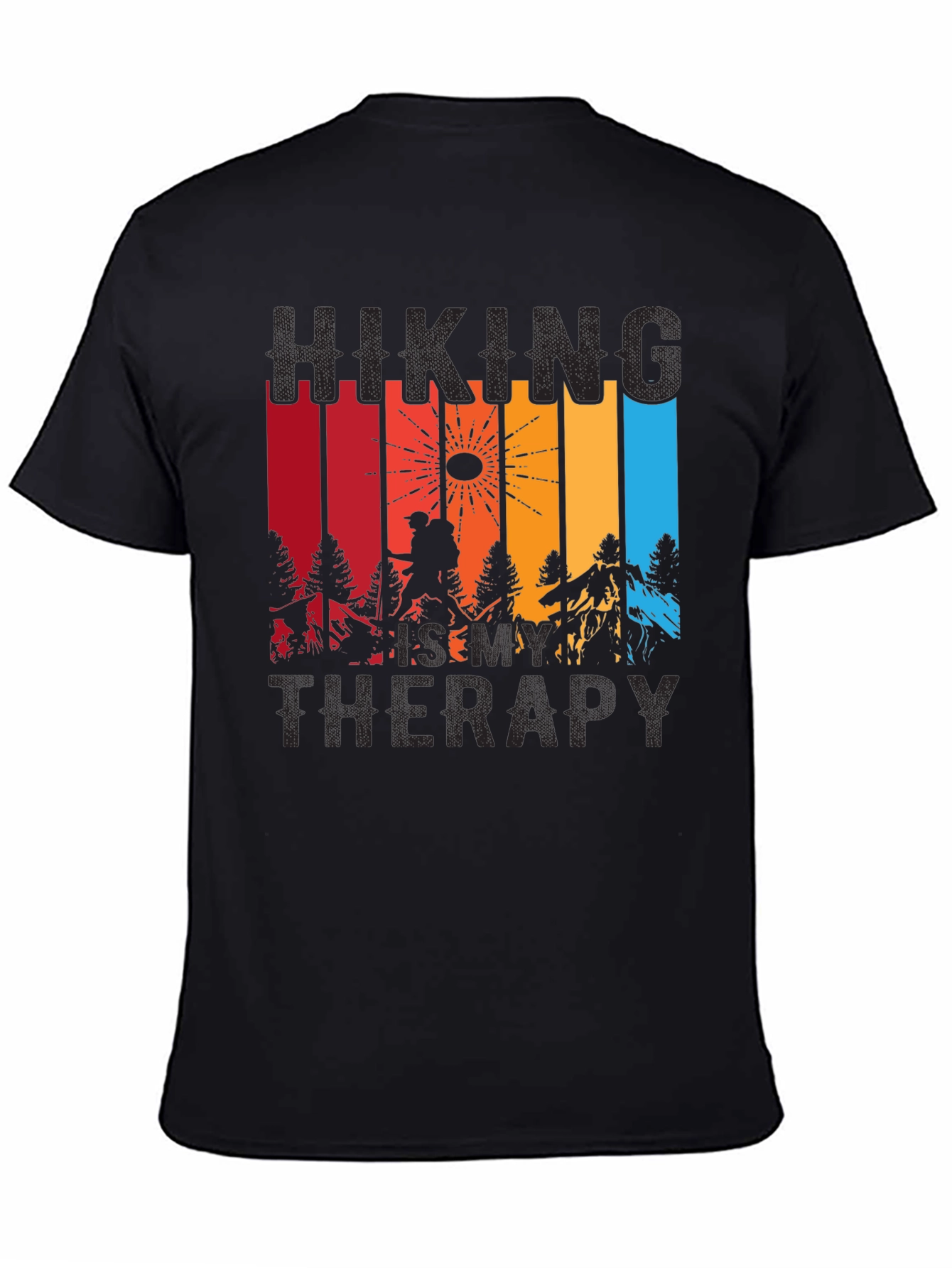 Hiking Is My Therapy Graphic Tee