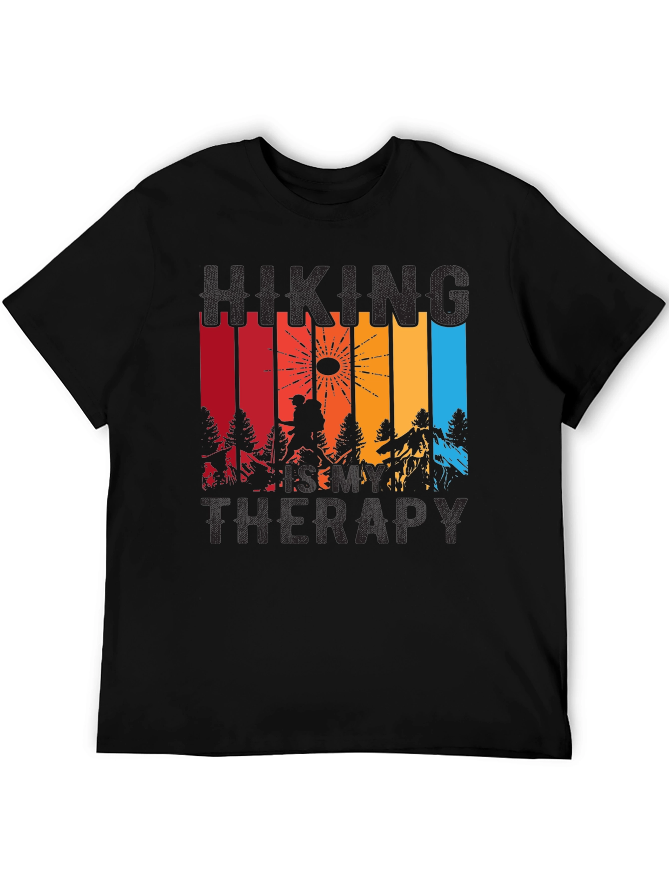 Hiking Is My Therapy Graphic Tee