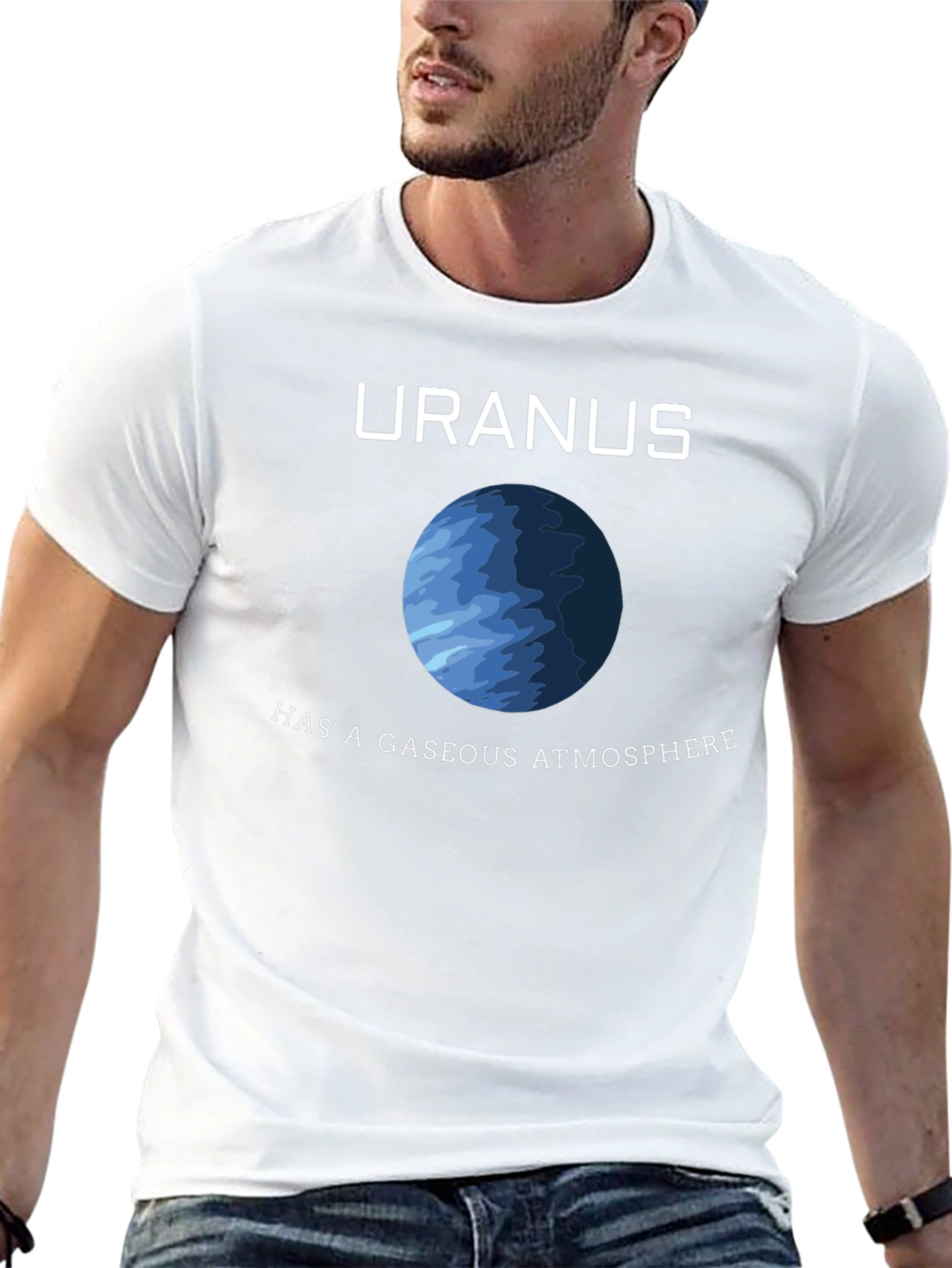 Uranus Planet Gaseous Atmosphere Graphic T-Shirt