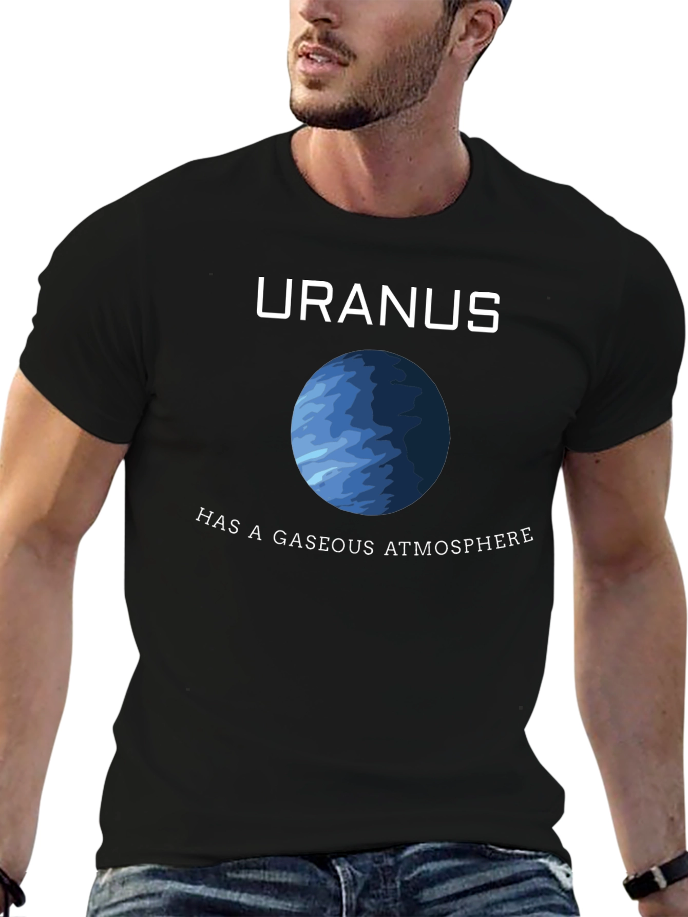Uranus Planet Gaseous Atmosphere Graphic T-Shirt