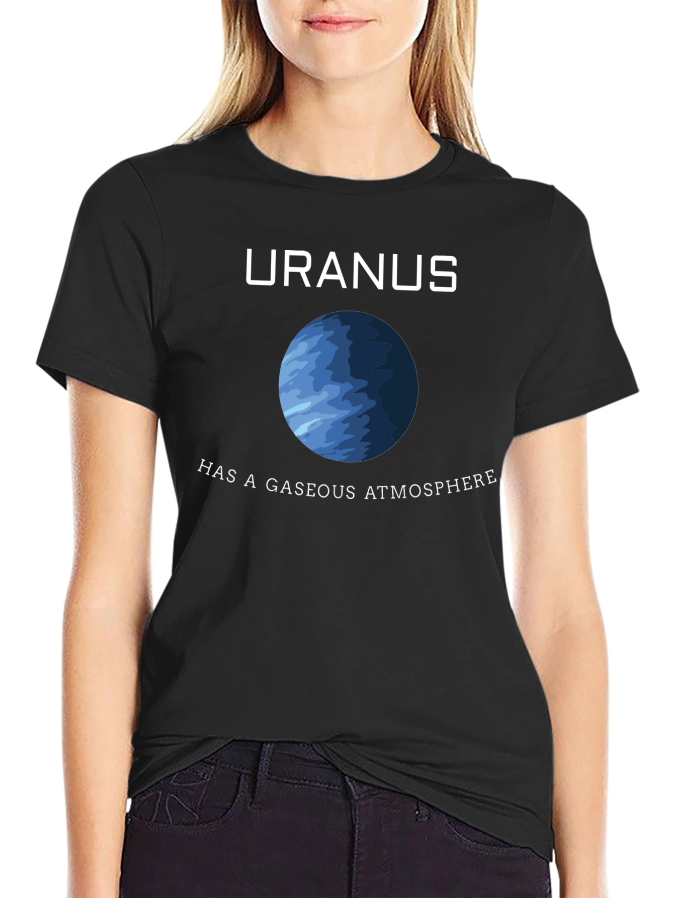 Uranus Planet Gaseous Atmosphere Graphic T-Shirt