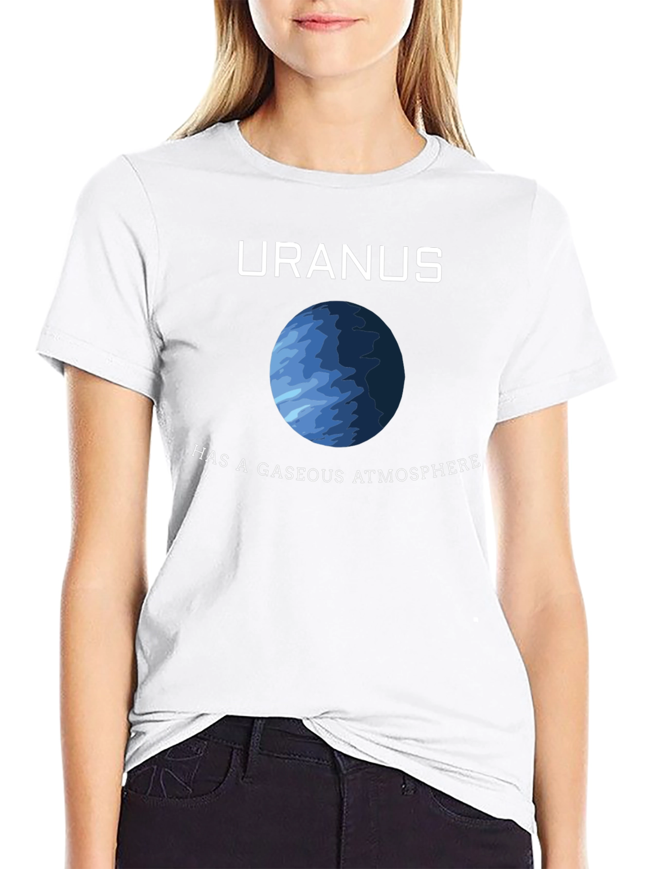 Uranus Planet Gaseous Atmosphere Graphic T-Shirt