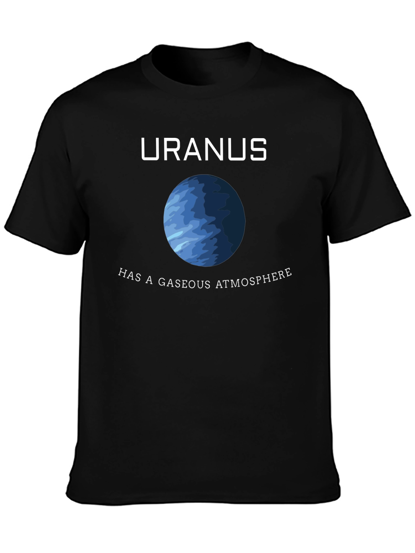 Uranus Planet Gaseous Atmosphere Graphic T-Shirt