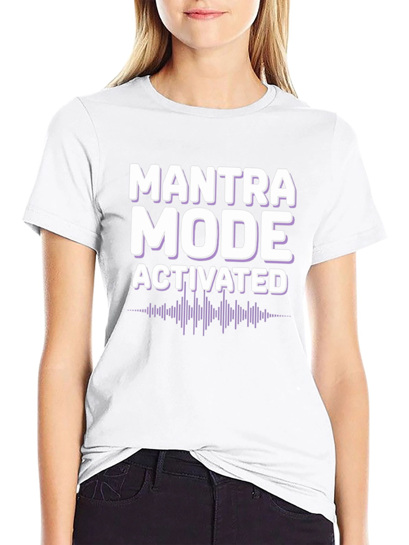 Mantra Mode Activated Graphic Tee - Black