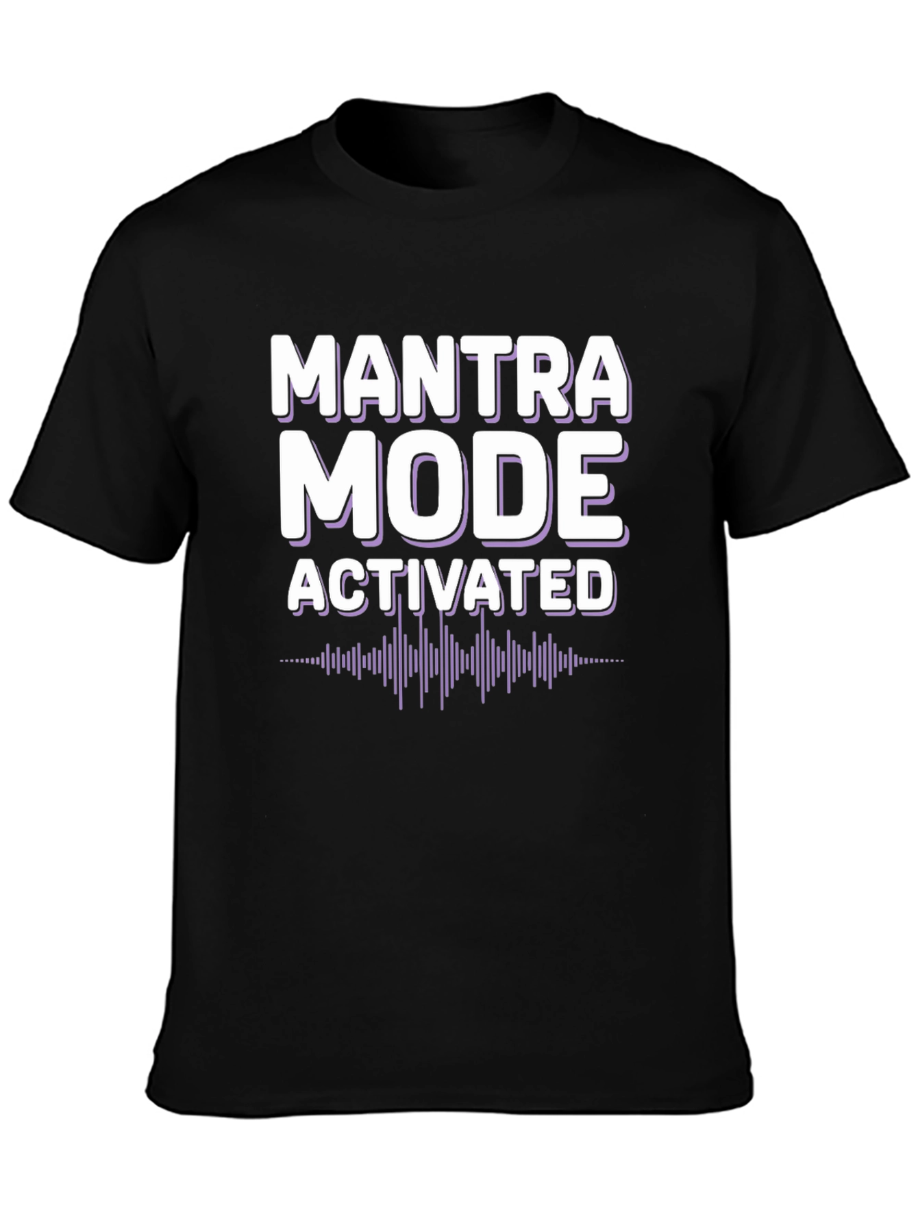 Mantra Mode Activated Graphic Tee - Black