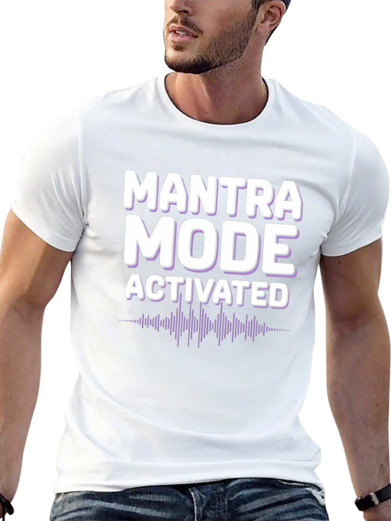 Mantra Mode Activated Graphic Tee - Black