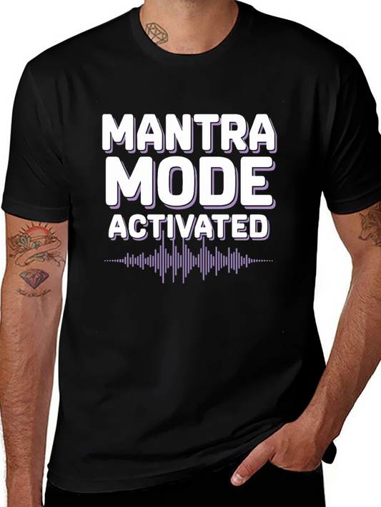 Mantra Mode Activated Graphic Tee - Black