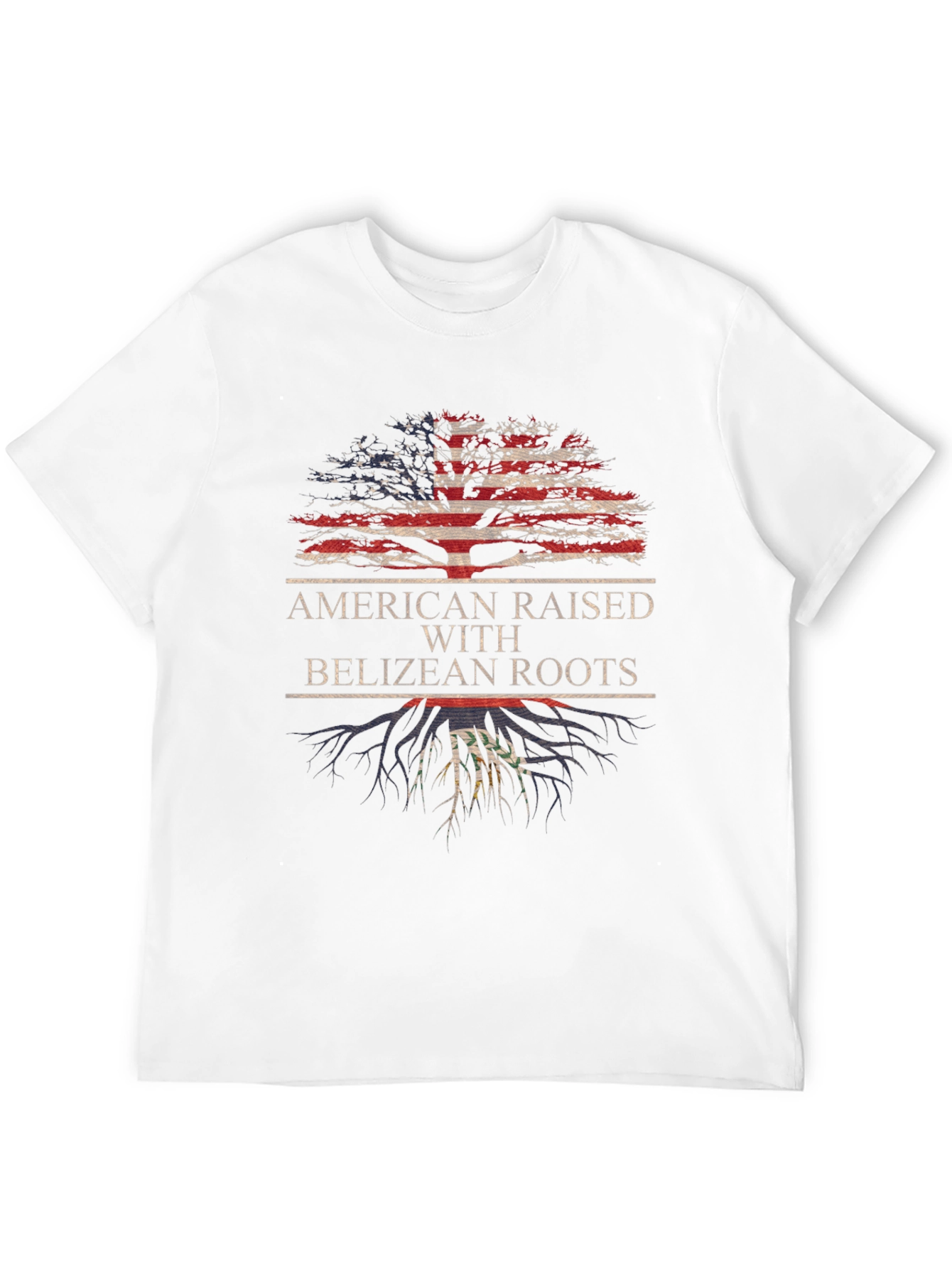 American Raised with Belizean Roots T-Shirt