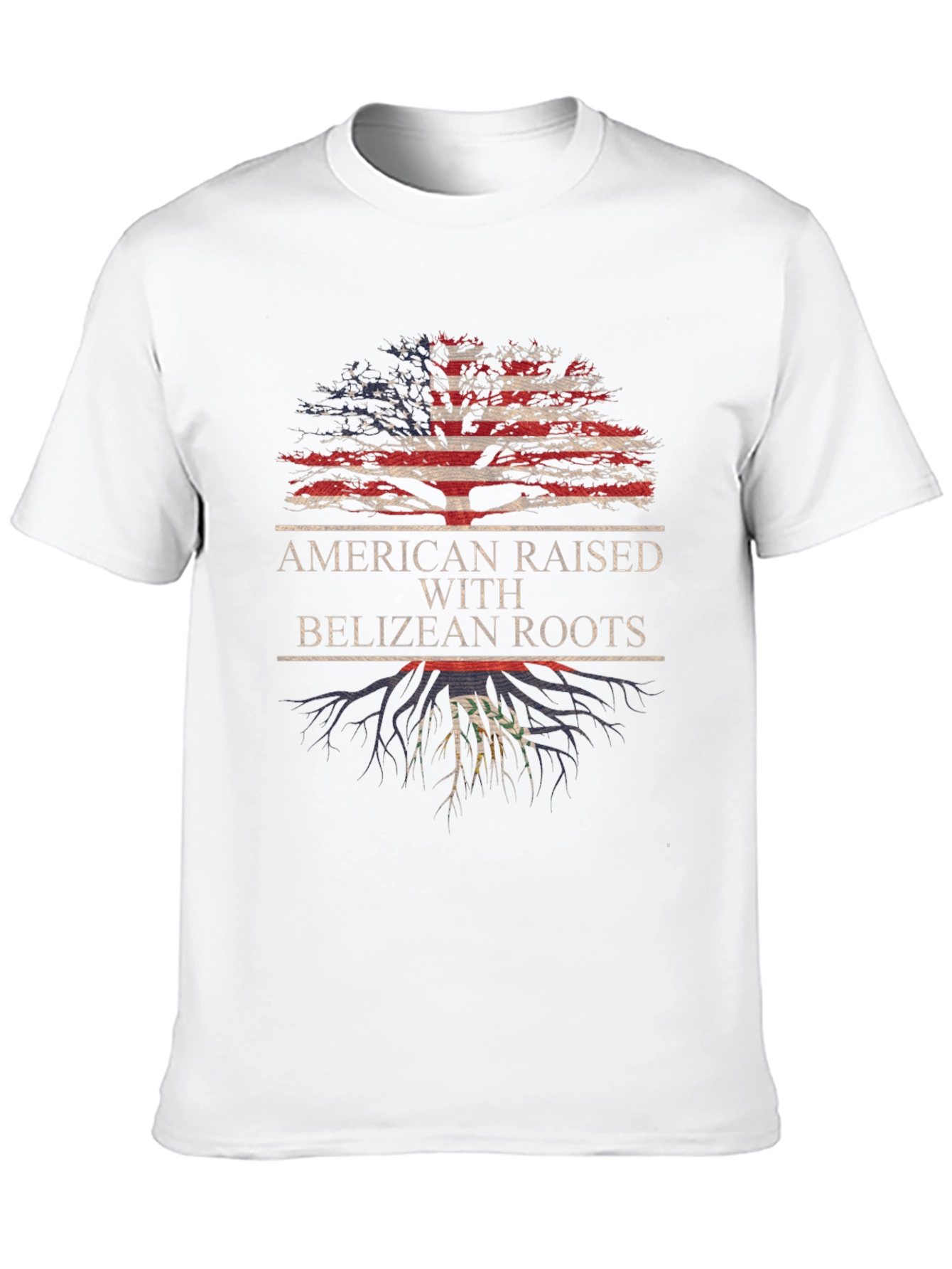 American Raised with Belizean Roots T-Shirt