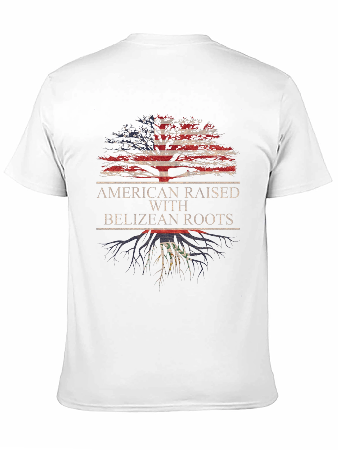 American Raised with Belizean Roots T-Shirt