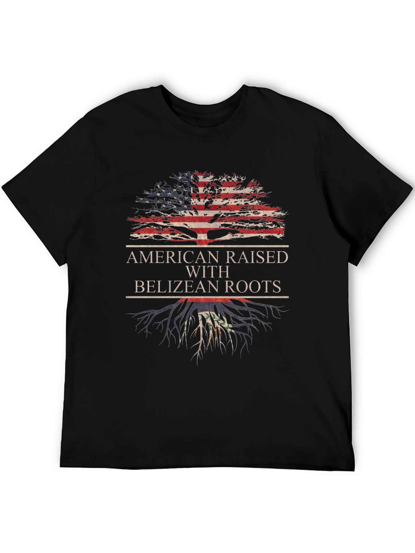 American Raised with Belizean Roots T-Shirt