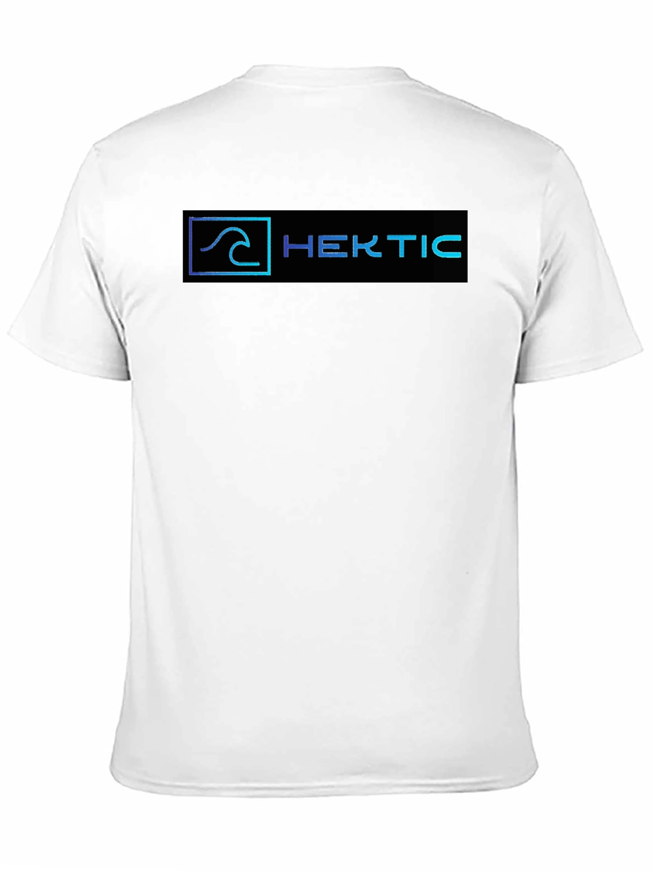 Hektic Wave Logo Black T-Shirt
