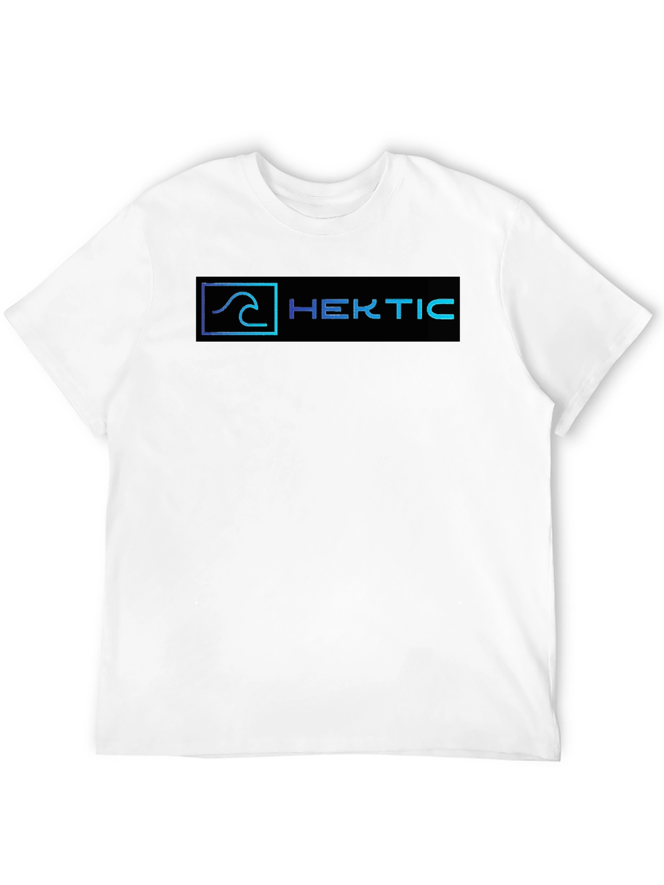 Hektic Wave Logo Black T-Shirt