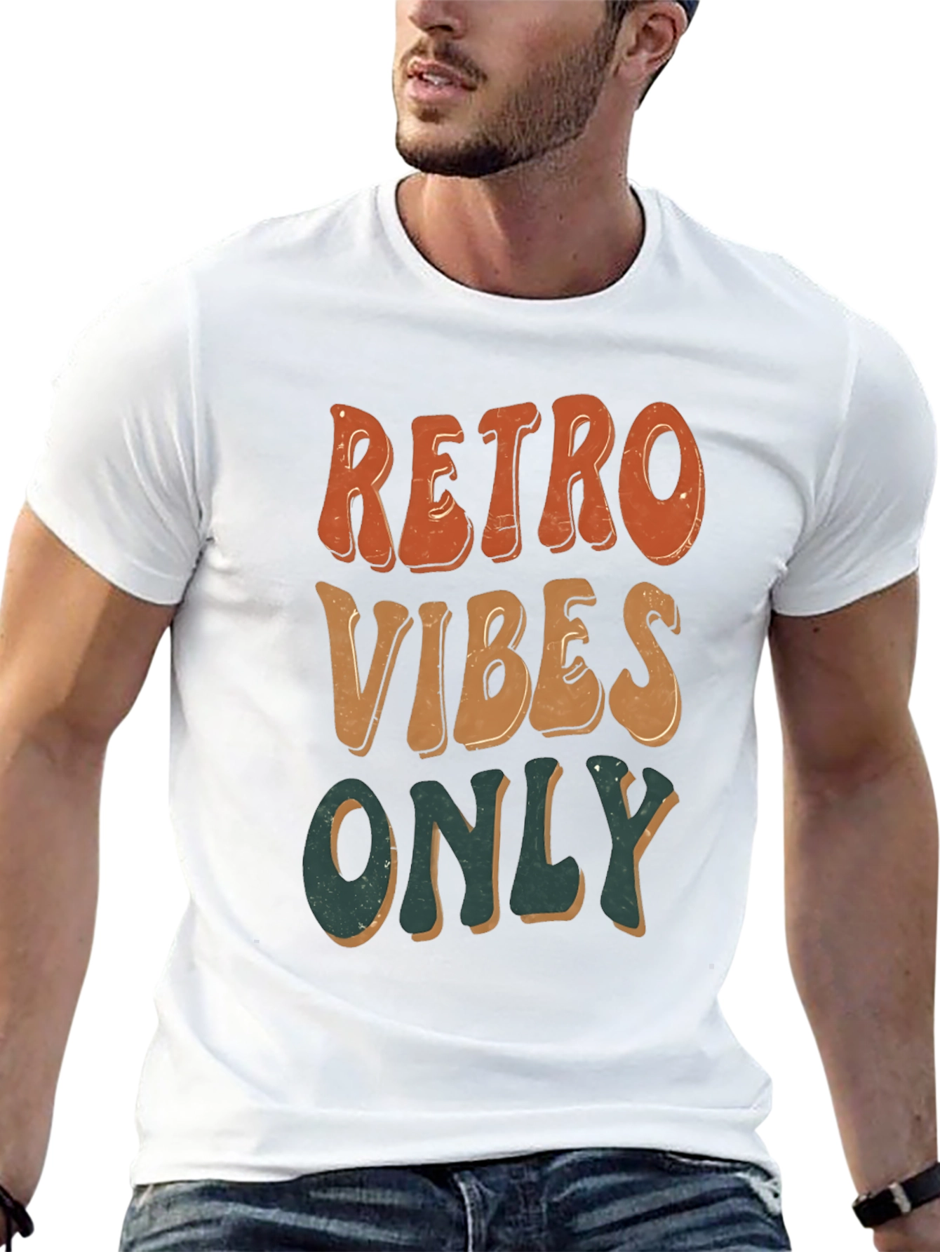 Retro Vibes Graphic Tee - Stylish Comfort