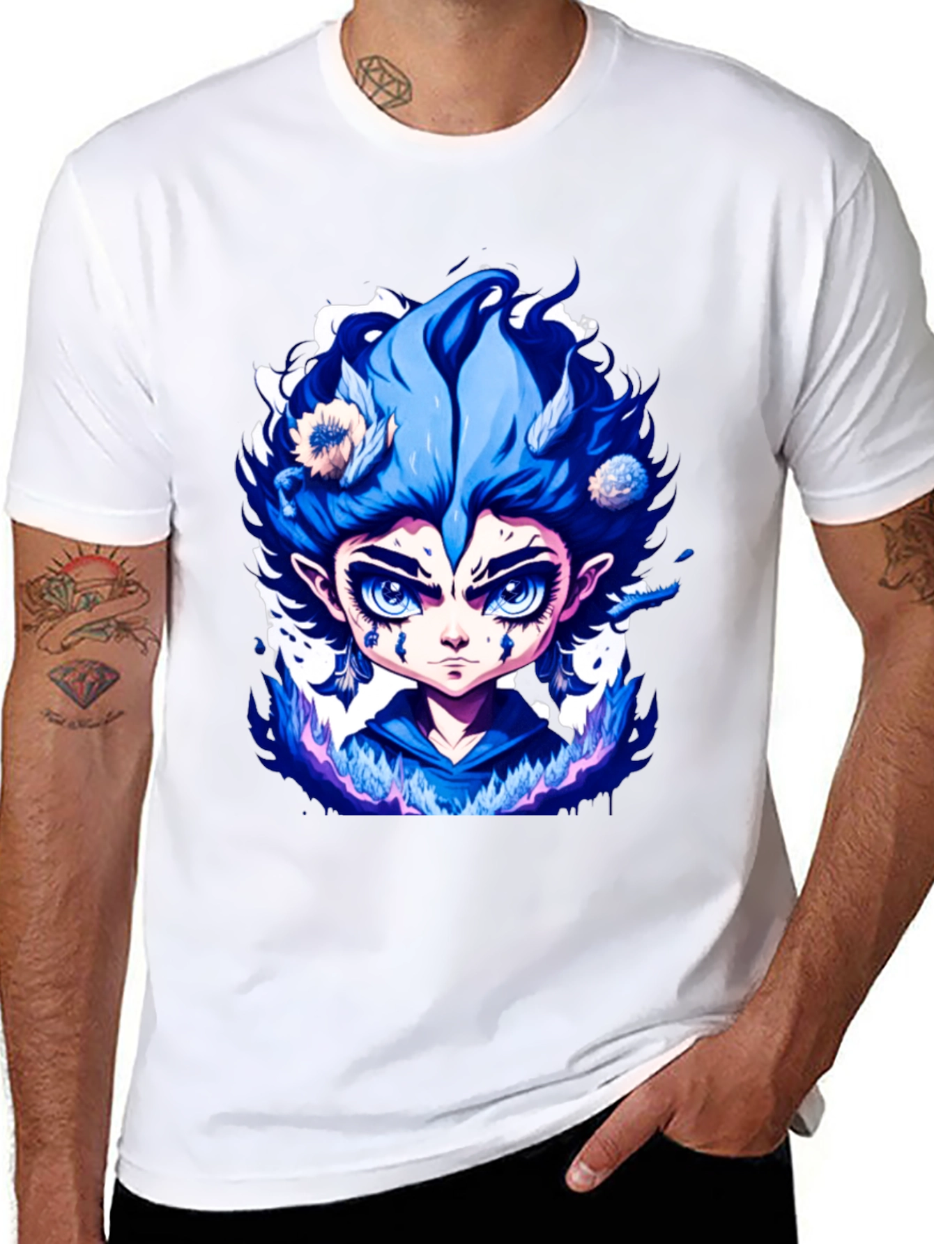 Anime Character Graphic T-Shirt