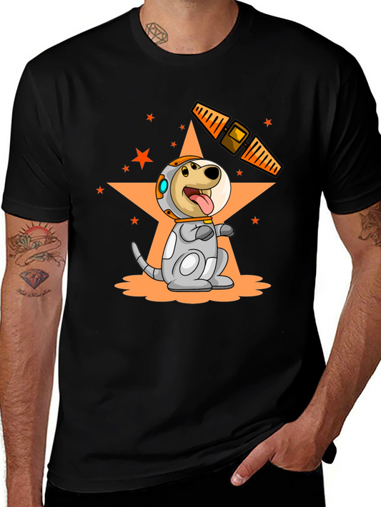 Dog Astronaut T-Shirt - Space Pup in Orbit!