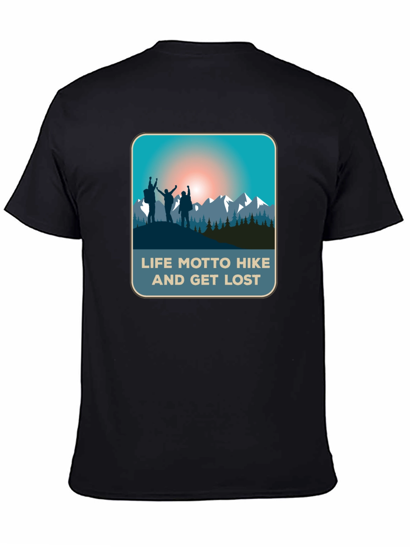 Life Motto Hike & Get Lost T-Shirt
