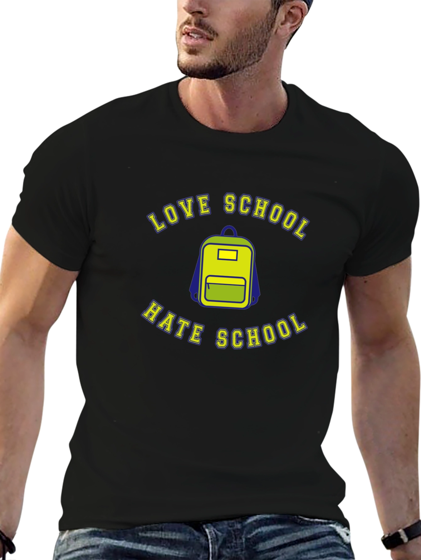 Love Hate School Graphic T-Shirt