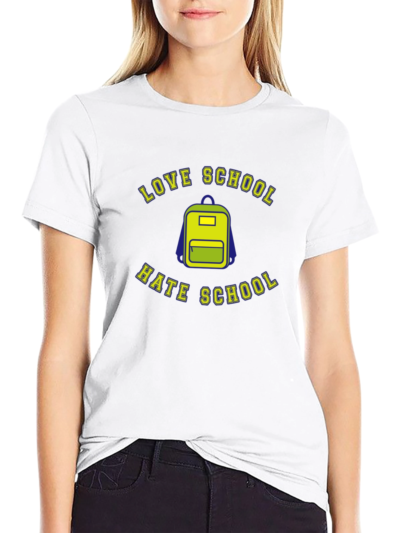 Love Hate School Graphic T-Shirt