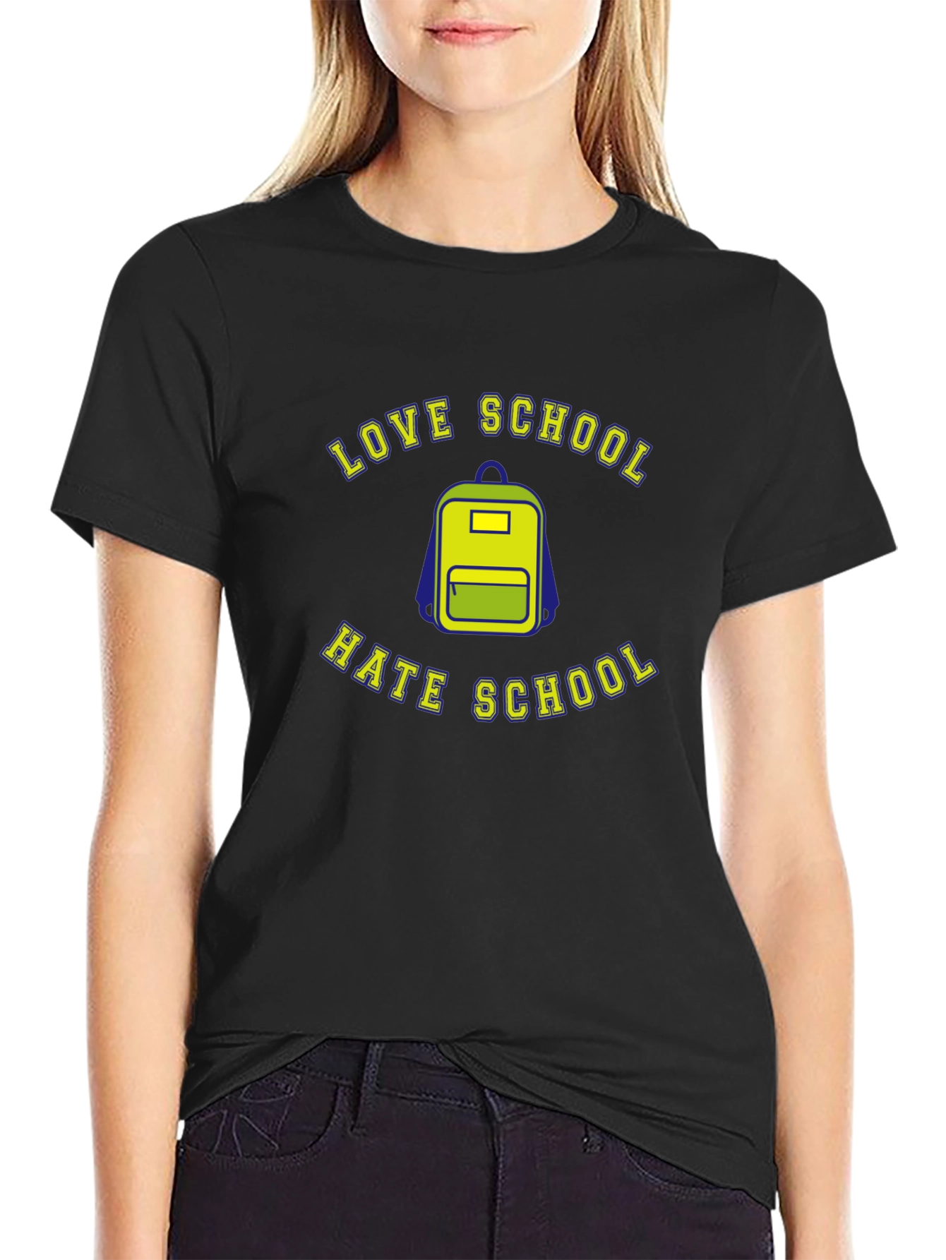 Love Hate School Graphic T-Shirt