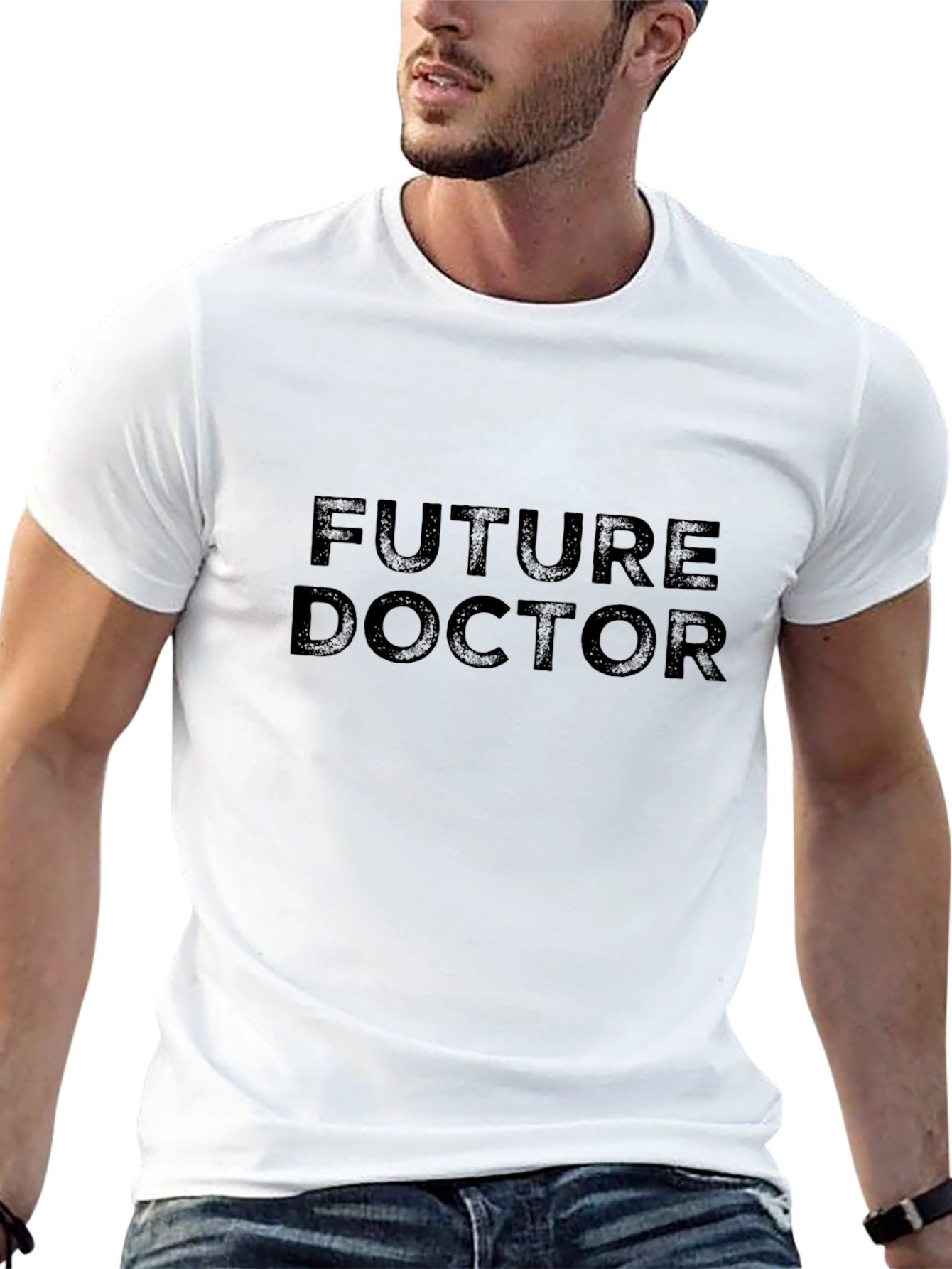 Future Doctor Black T-Shirt