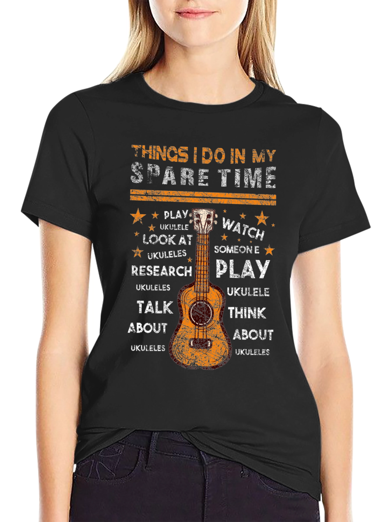 Ukulele Spare Time Hobby T-Shirt