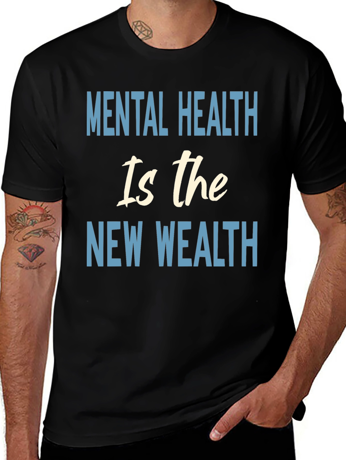 Mental Health is The New Wealth Graphic T-Shirt
