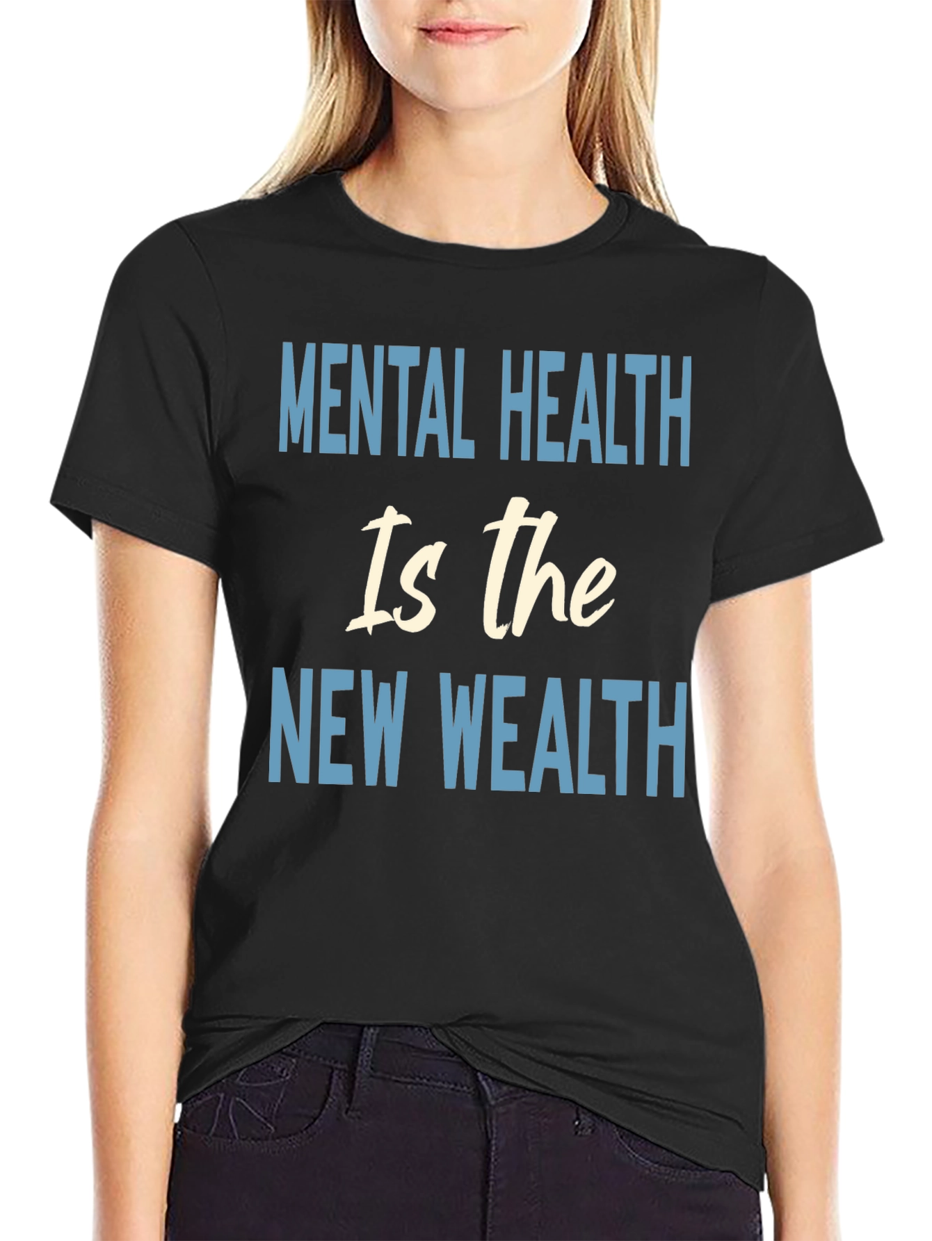 Mental Health is The New Wealth Graphic T-Shirt