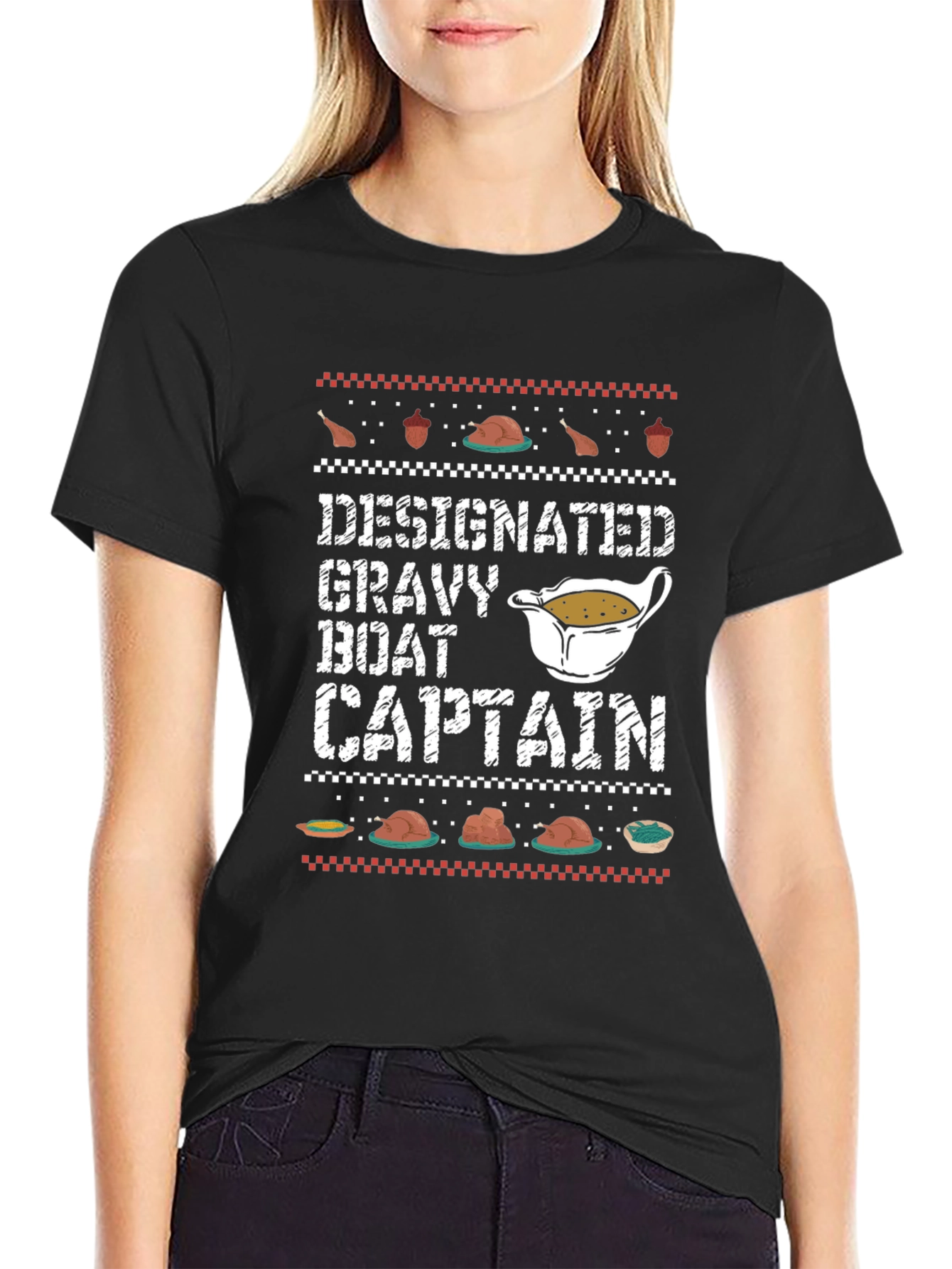 Designated Gravy Boat Captain Thanksgiving T-Shirt