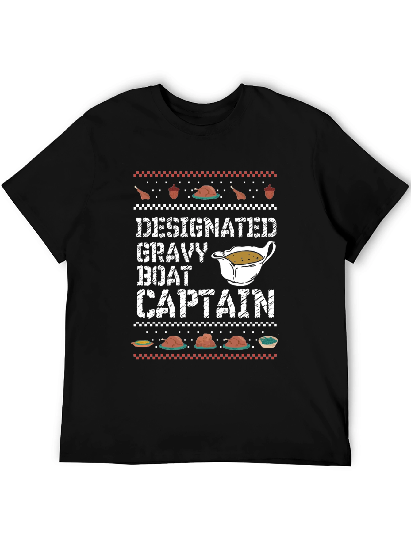 Designated Gravy Boat Captain Thanksgiving T-Shirt