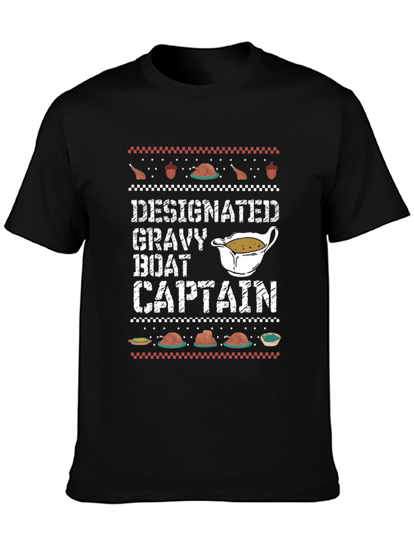 Designated Gravy Boat Captain Thanksgiving T-Shirt